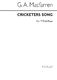 George Alexander MacFarren: Cricketers Song: TTBB: Vocal Score