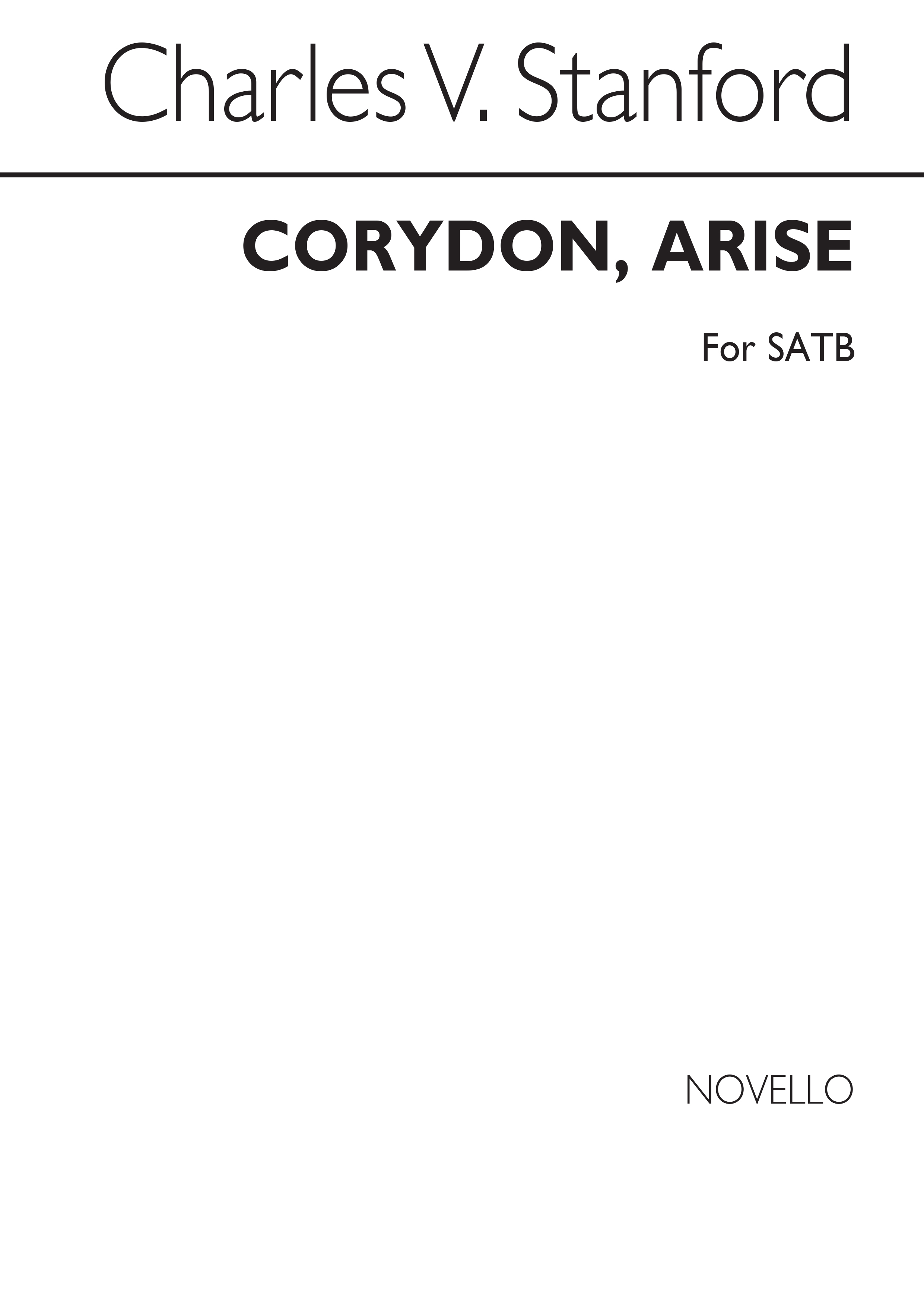Charles Villiers Stanford: Corydon Arise No.2 6 Elizabethan Pastorals Set1: