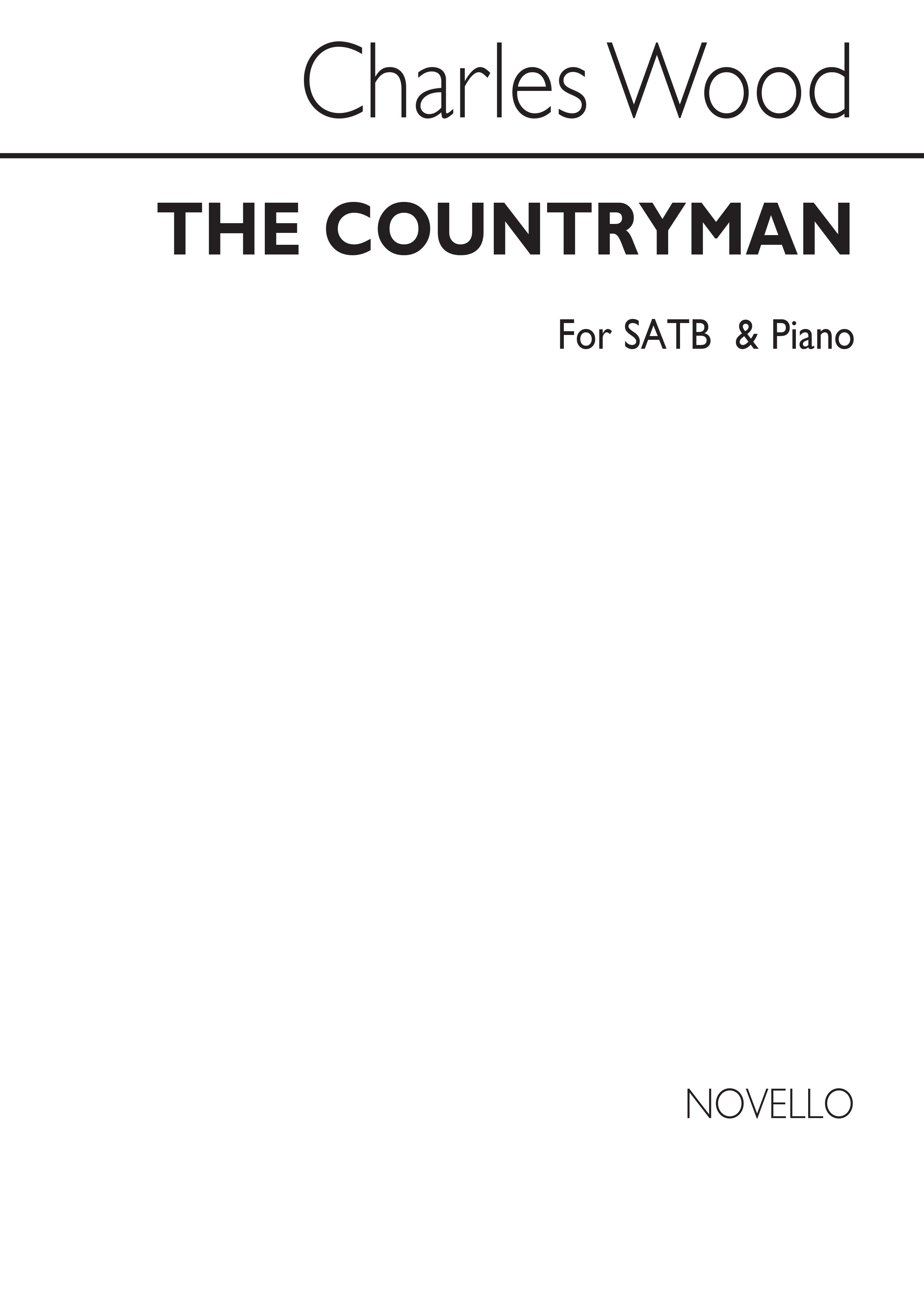 Charles Wood: The Countryman: SATB: Vocal Score