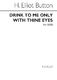 H. Elliot Button: Drink To Me Only With Thine Eyes: SATB: Vocal Score