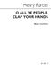 Henry Purcell: O All Ye People  Clap Your Hands: SATB: Score