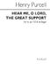 Henry Purcell: Hear Me  O Lord  The Great Support: TTBB: Vocal Score