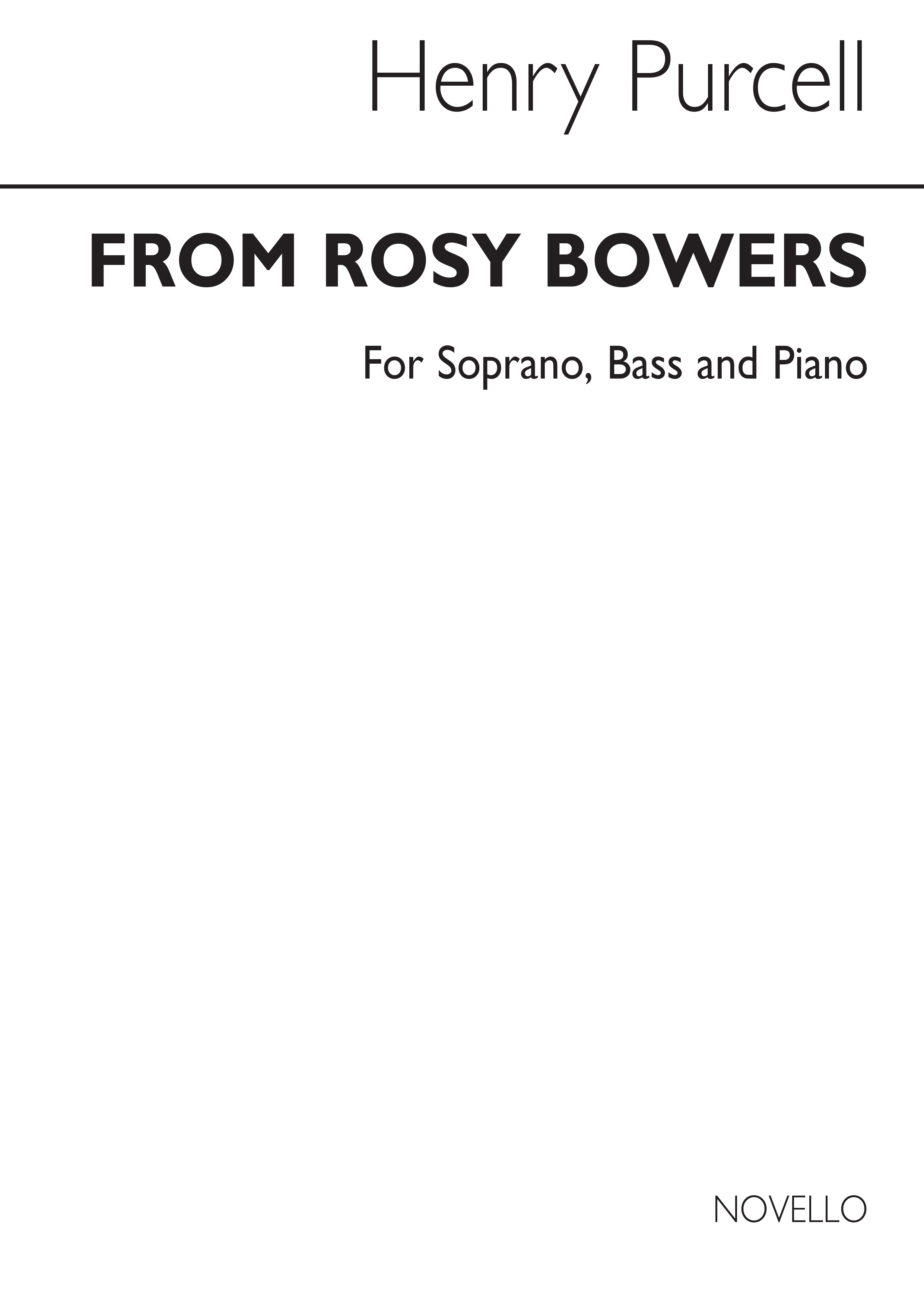 Henry Purcell: From Rosy Bower: Soprano: Vocal Work