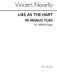 V. Novello: Like As The Hart Satb: SATB: Vocal Score