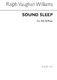 Ralph Vaughan Williams: Sound Sleep: SSA: Vocal Score