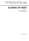 H. Walford Davies: A Song Of Rest Ssa And Piano: SSA: Vocal Score