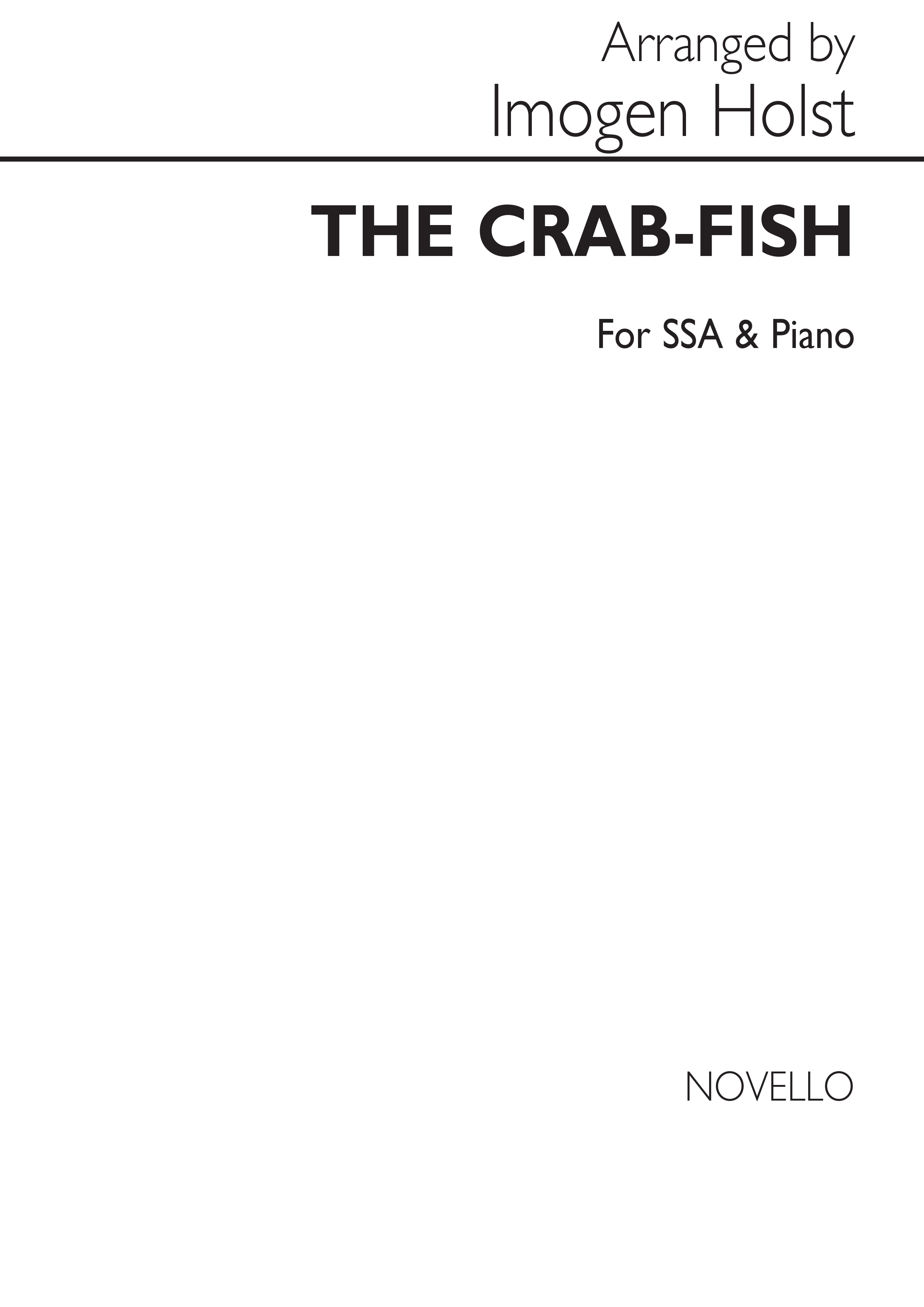 Cecil Sharp: The Crab-Fish: SSA: Vocal Score