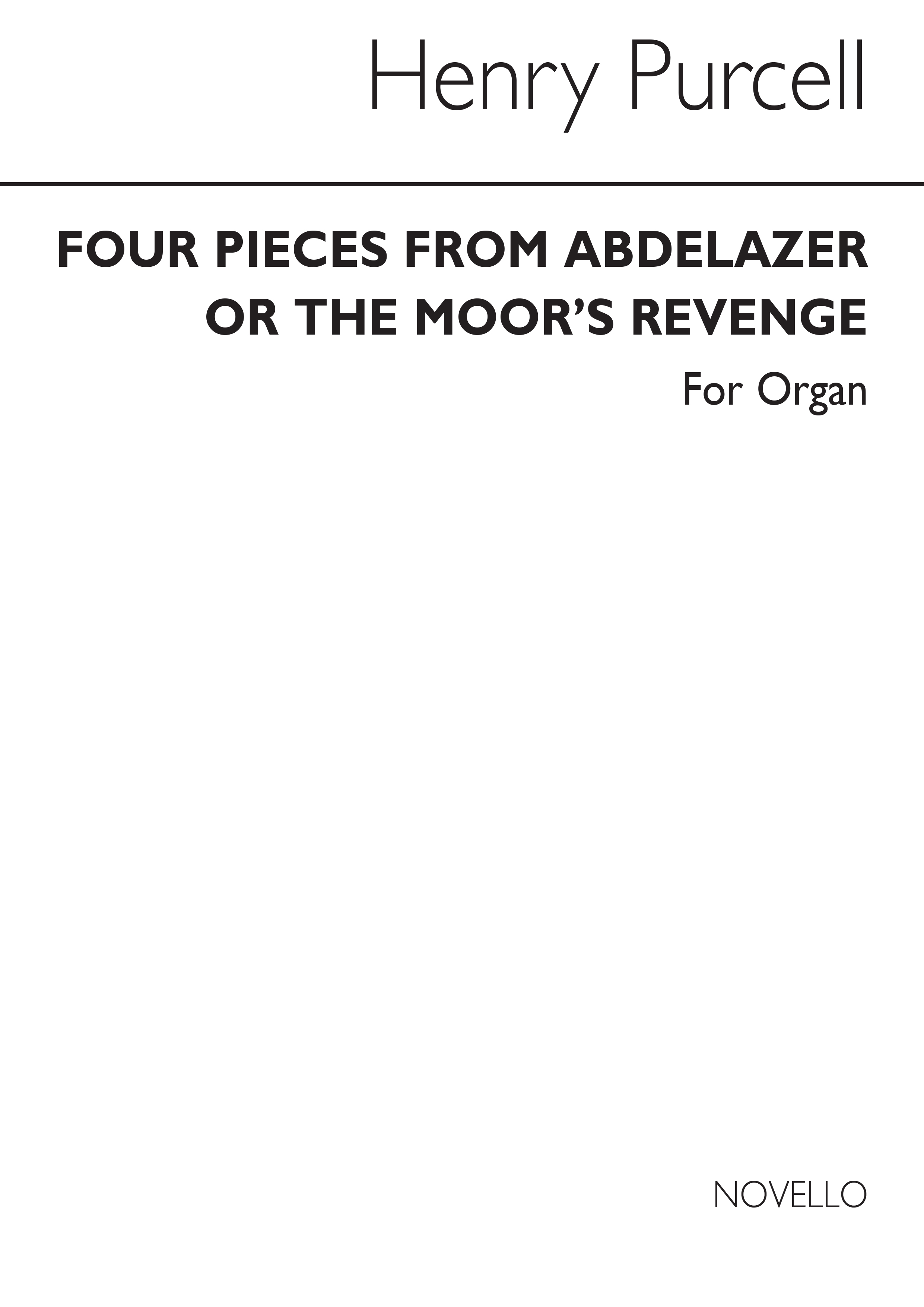 Henry Purcell: Four Pieces From Abdelazer For: Organ: Instrumental Work