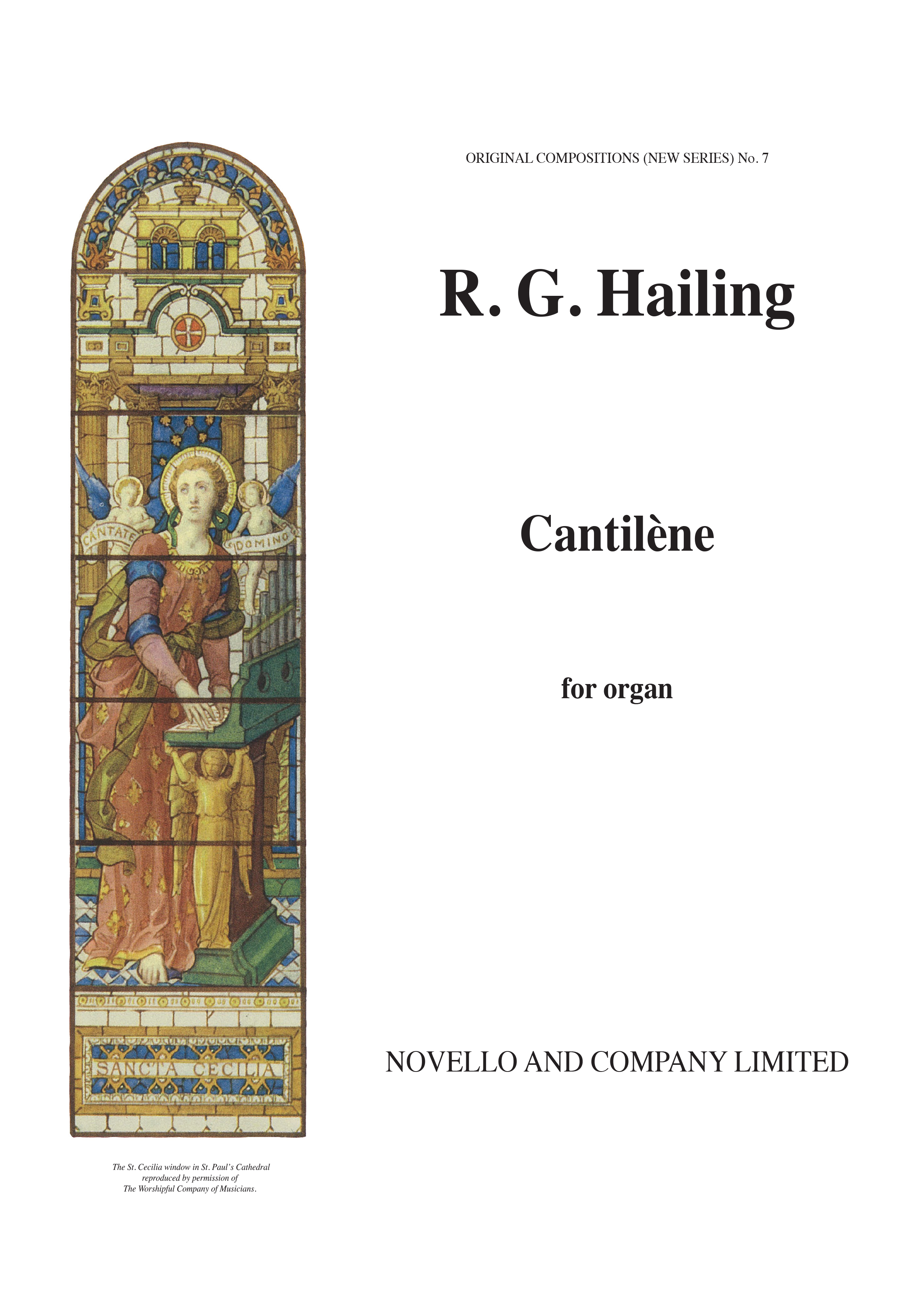 Robert G. Hailing: Cantilene Organ: Organ: Instrumental Work
