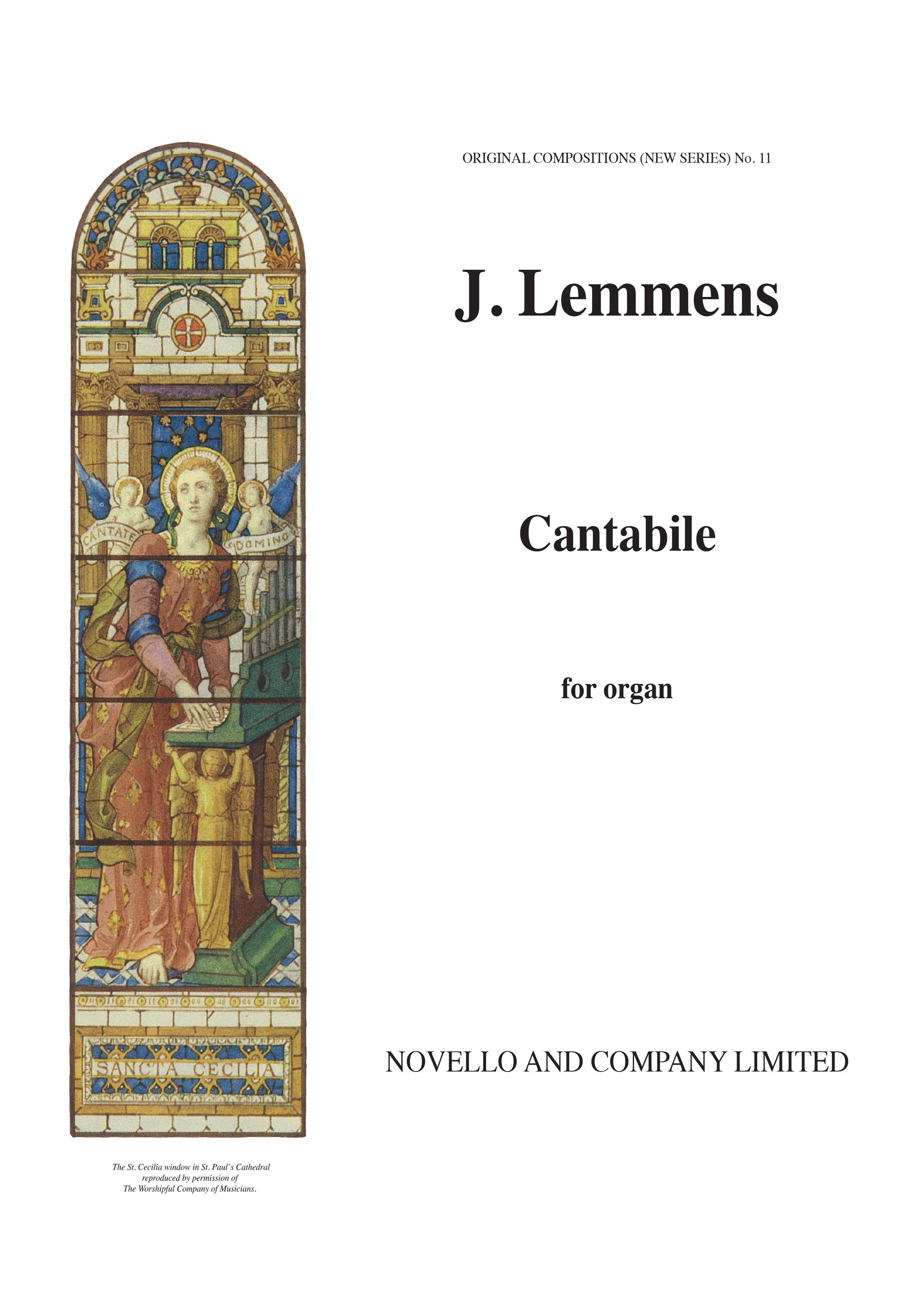 Nicolas-Jacques Lemmens: Cantabile Organ: Organ: Instrumental Work