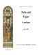 Edward Elgar: Cantique for Organ: Organ: Instrumental Work