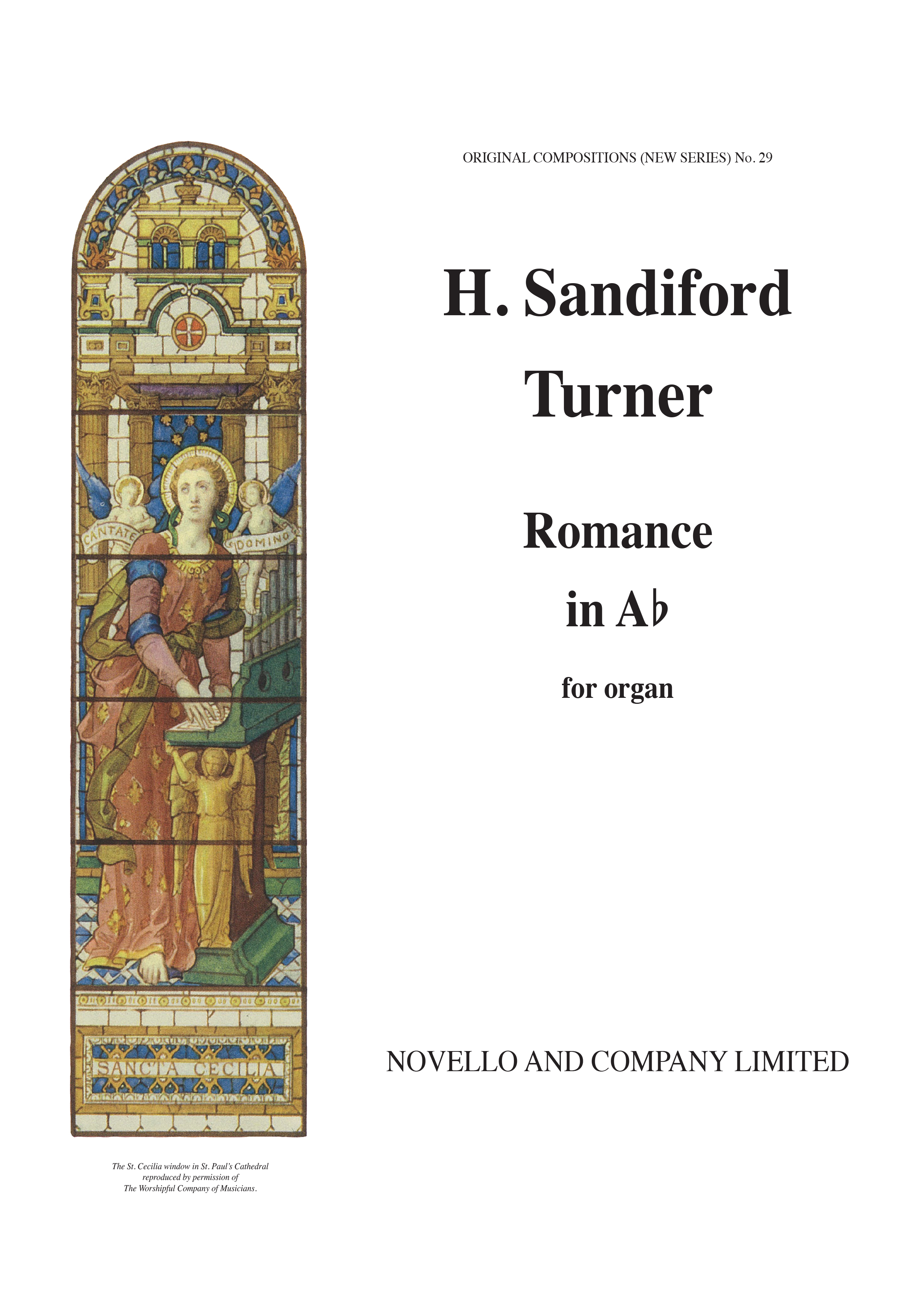 Harry Sandiford Turner: Romance In A Flat: Organ: Instrumental Work