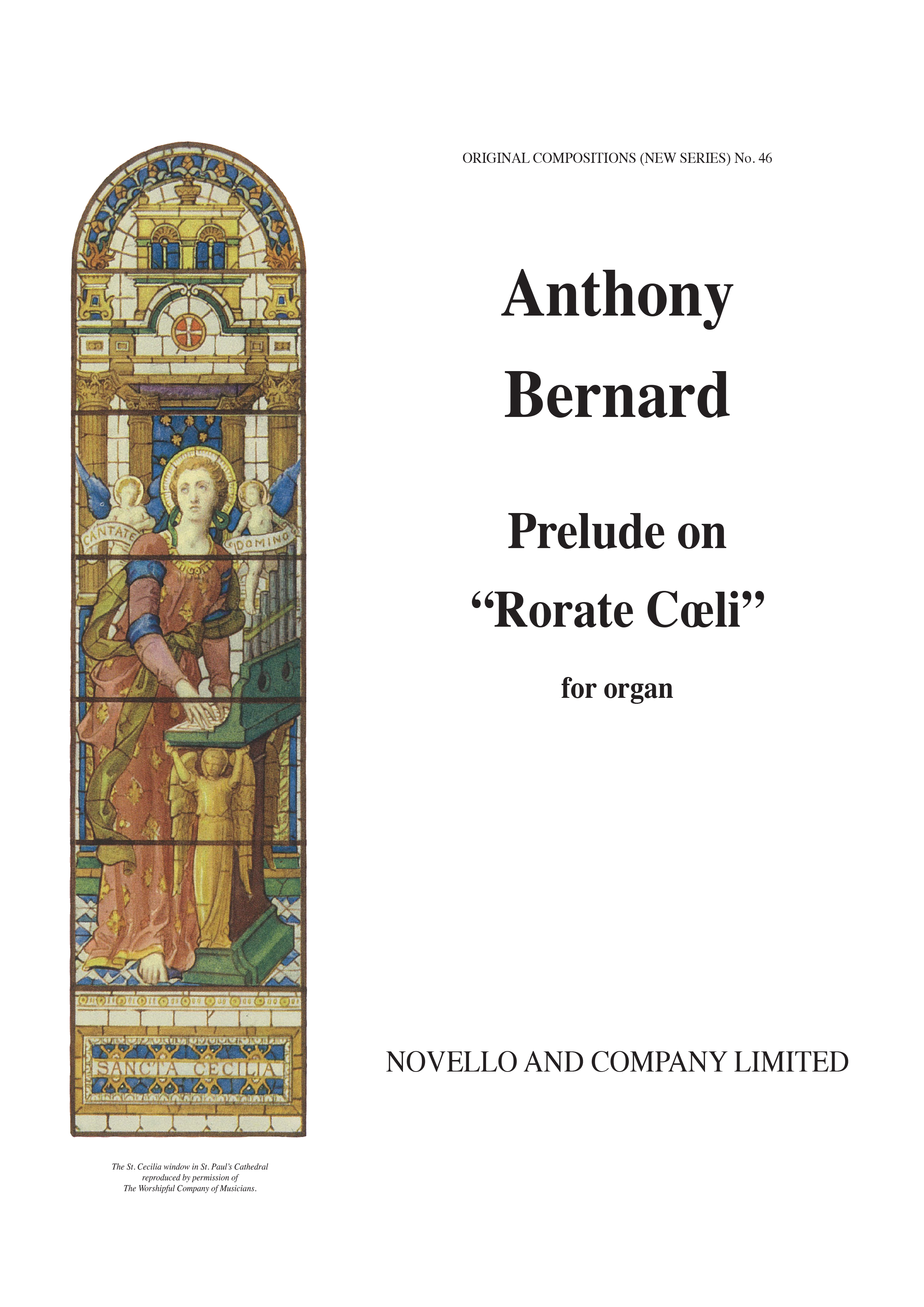 Anthony Bernard: Prelude On Rorate Coeli: Organ: Instrumental Work