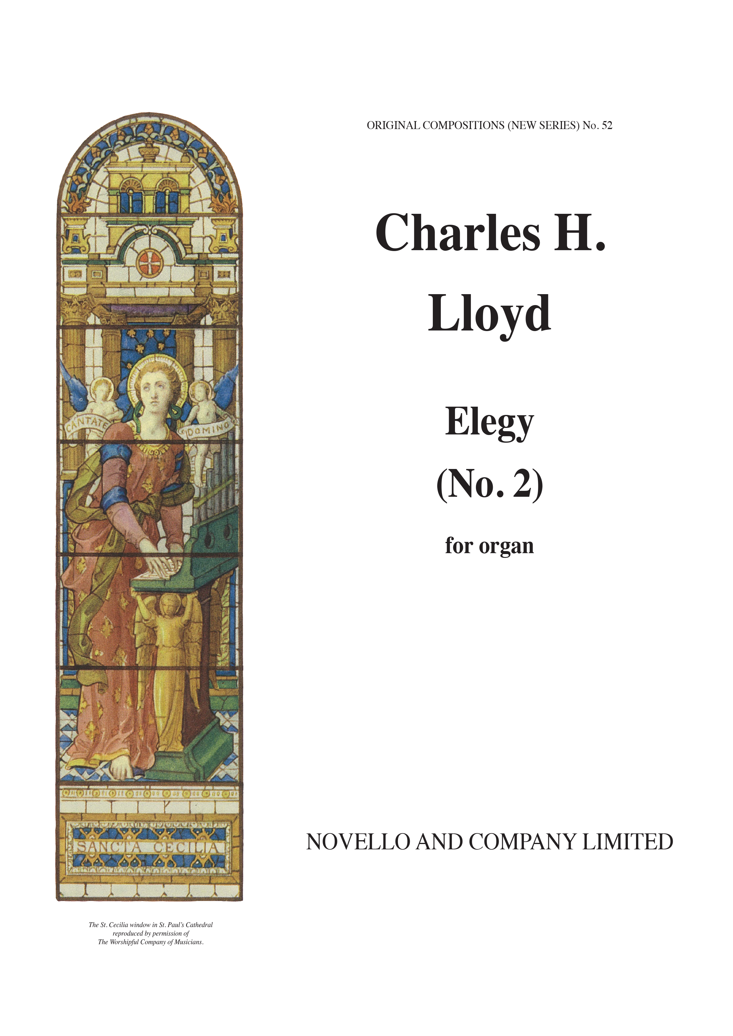 Charles Harford Lloyd: Elegy (No.2) Organ: Organ: Instrumental Work