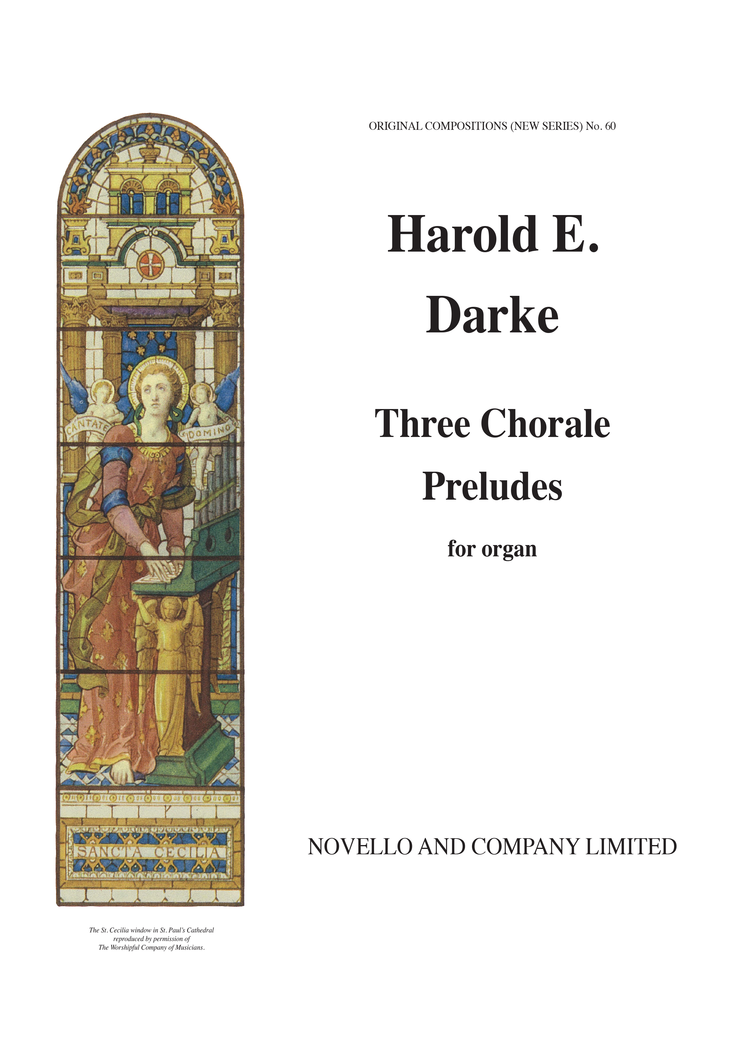 Harold E. Darke: Three Choral Preludes for Organ: Organ: Instrumental Album