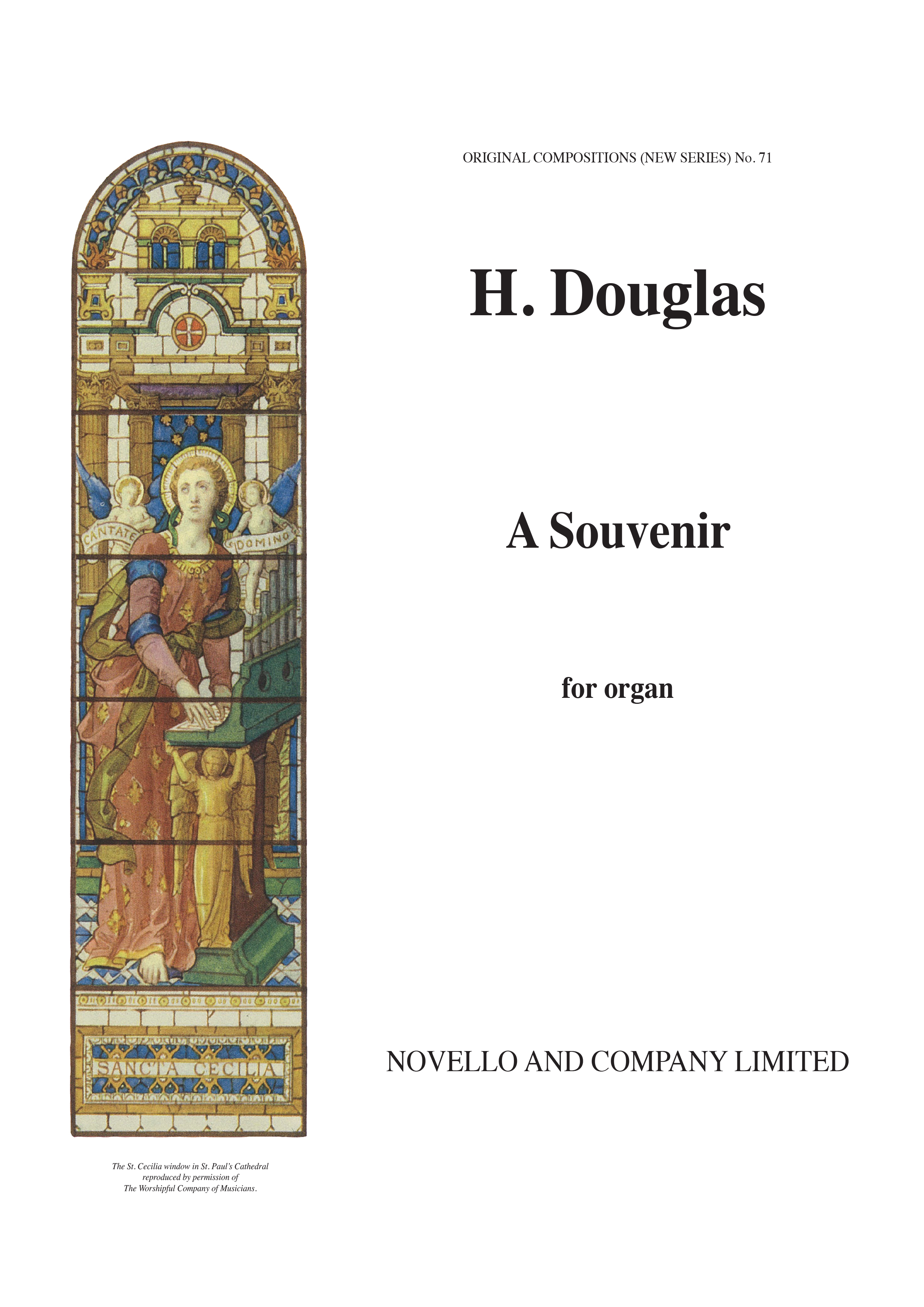 Captain Harry Douglas: A Souvenir Organ: Organ: Instrumental Work