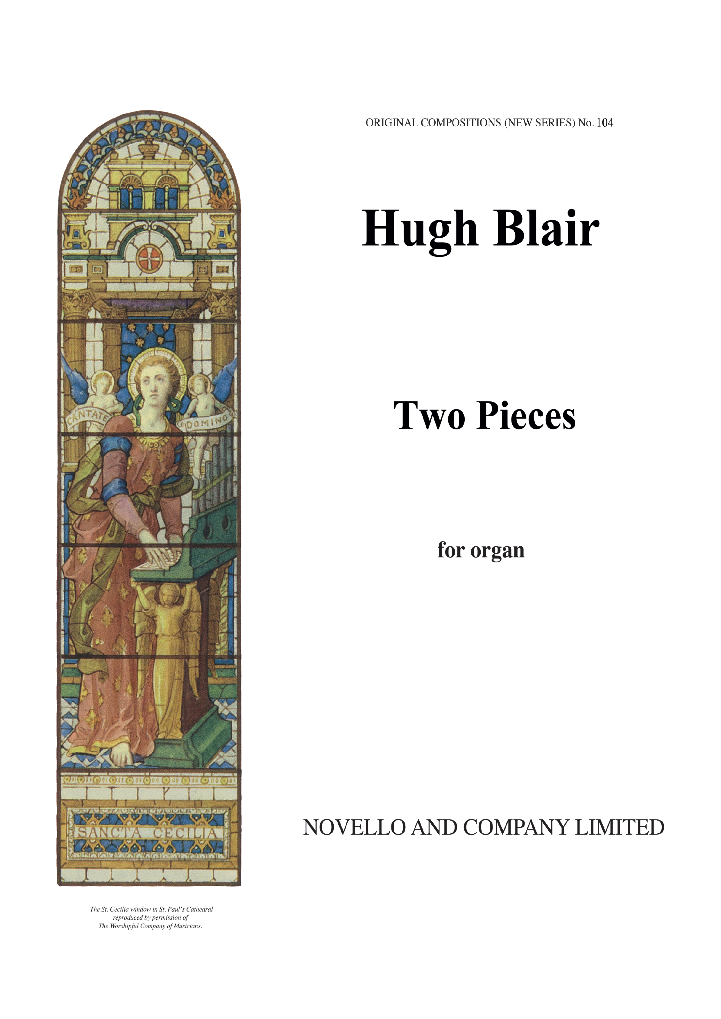 Hugh Blair: Two Pieces (No.1-romance No.2-allegro Grandioso): Organ: