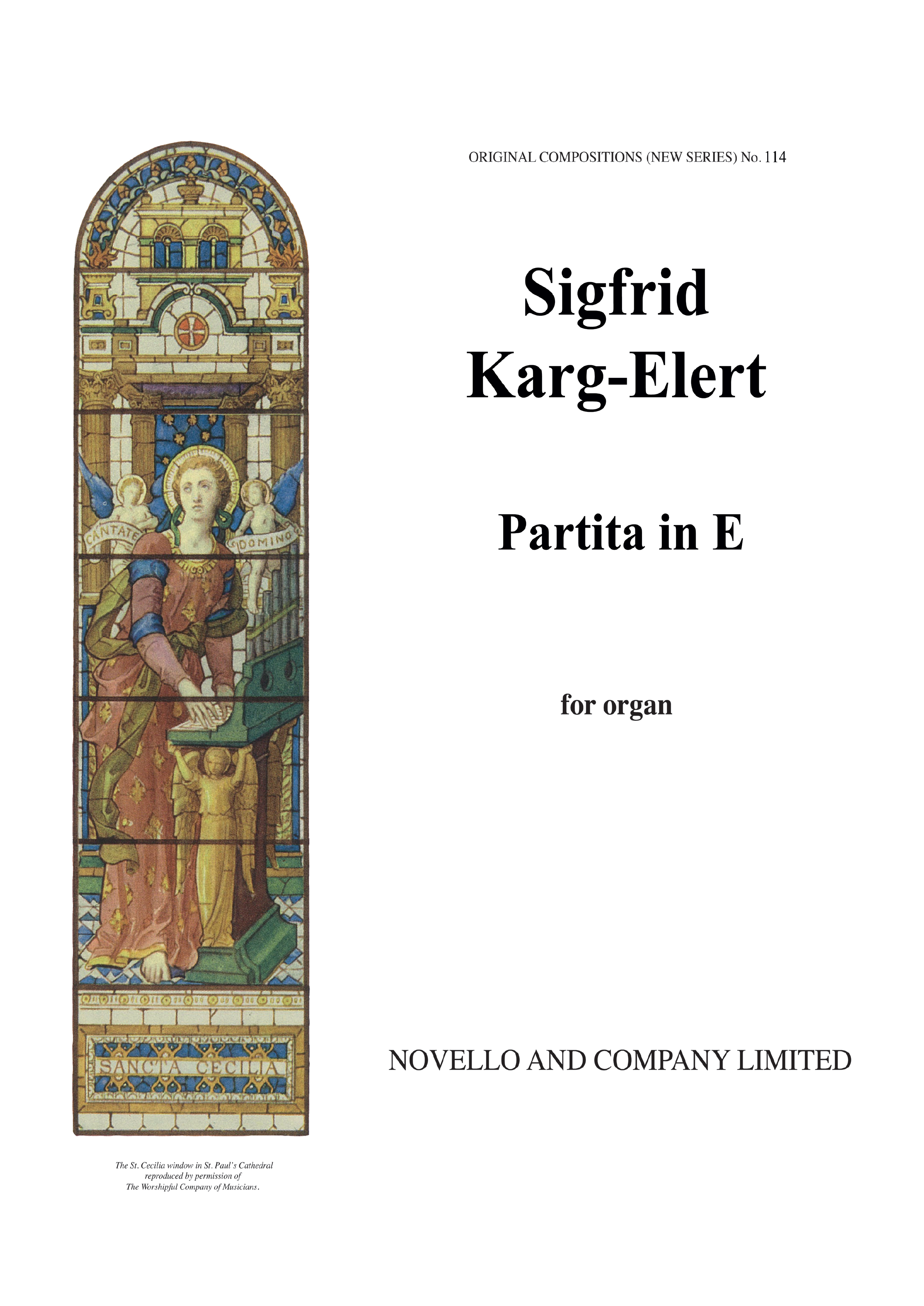 Sigfrid Karg-Elert: Partita In E: Organ: Instrumental Work