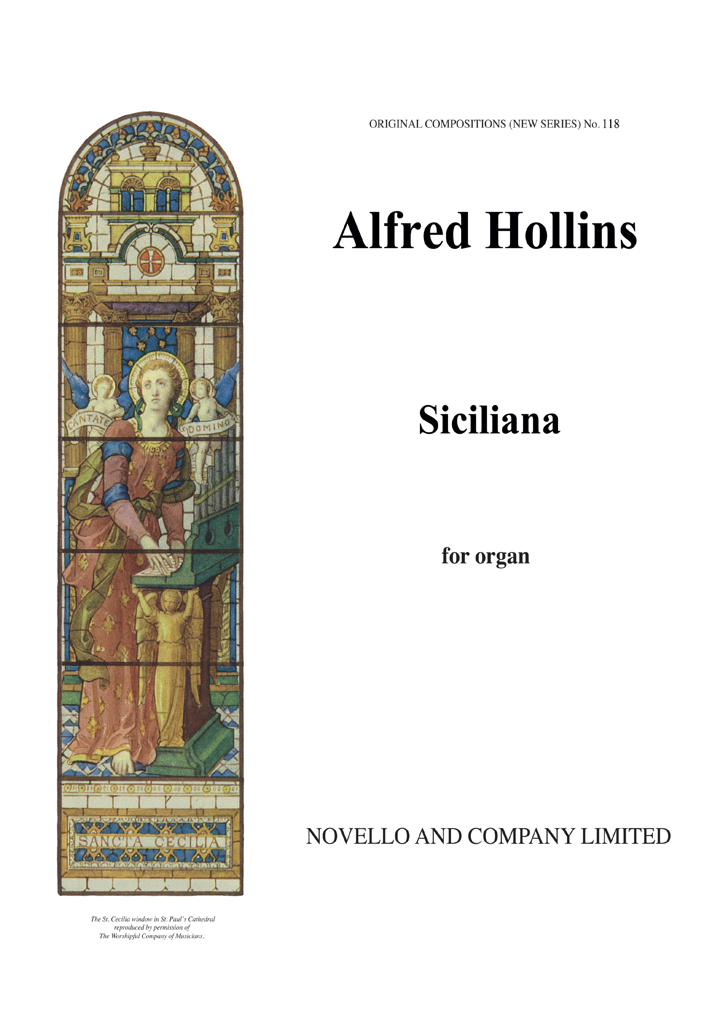 Alfred Hollins: Siciliano For Organ: Organ: Instrumental Work
