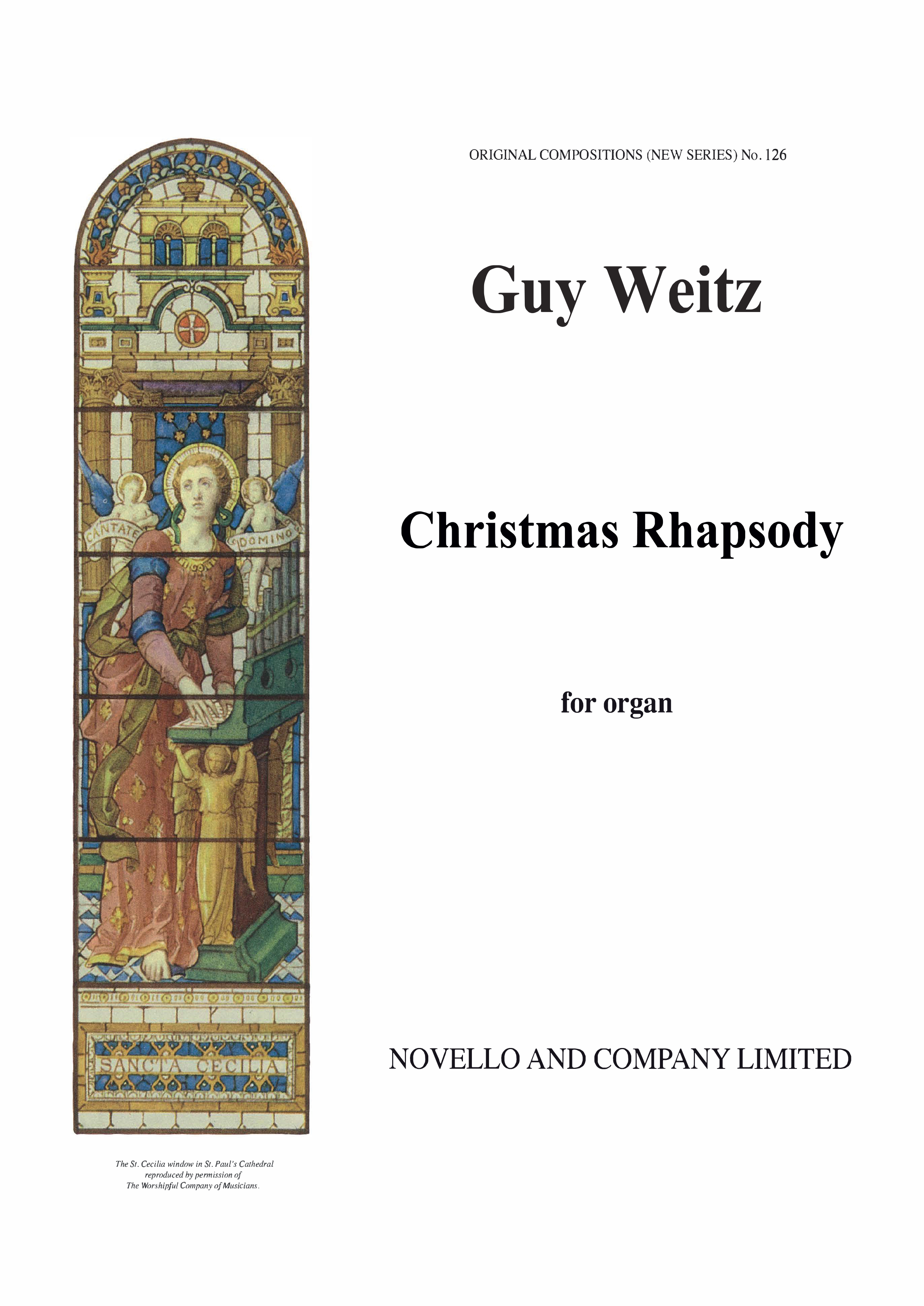 Guy Weitz: Christmas Rhapsody On An Old Walloon Carol: Organ: Instrumental Work