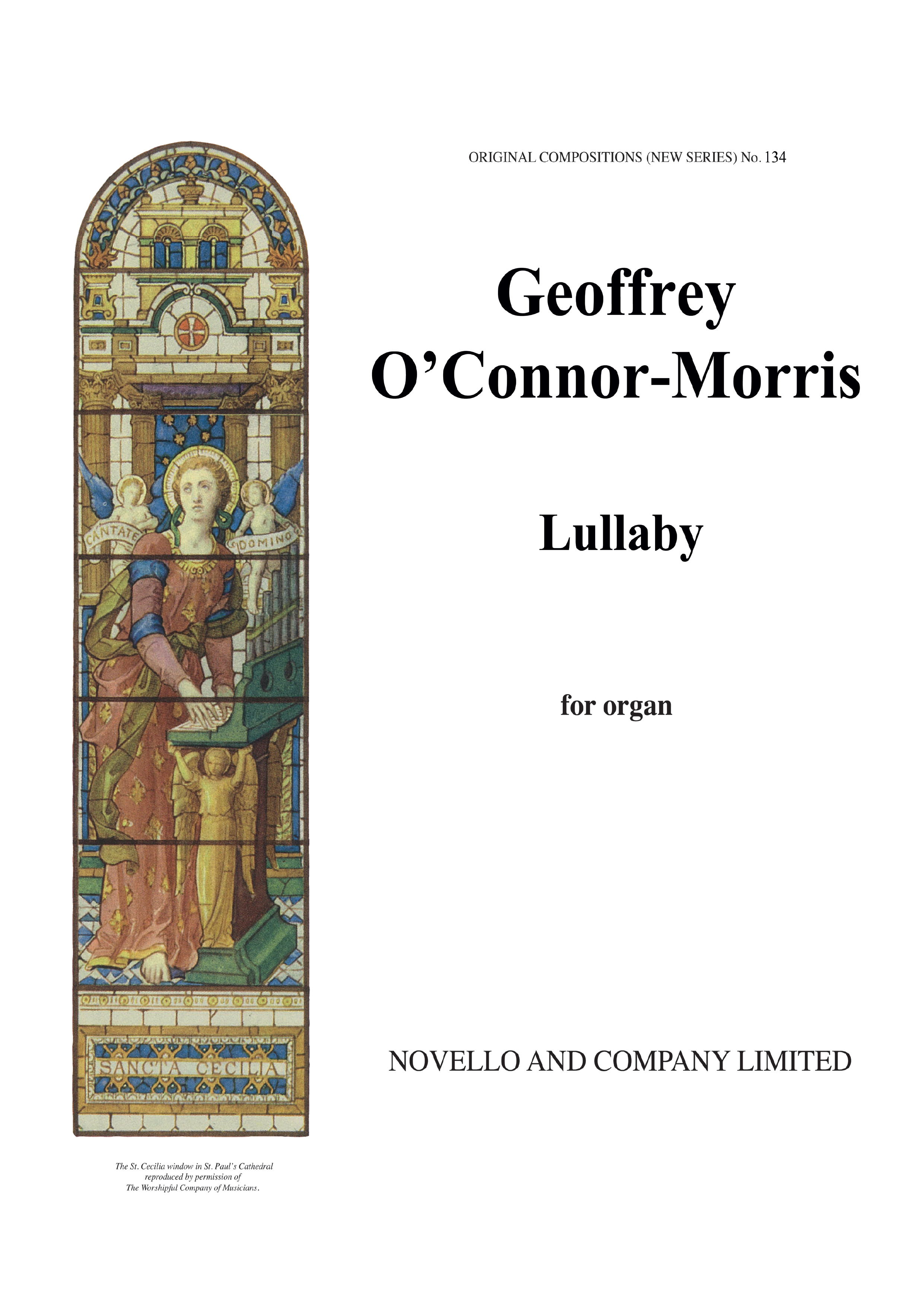 Geoffrey O'Connor-Morris: Lullaby For Organ Op.43/2: Organ: Instrumental Work