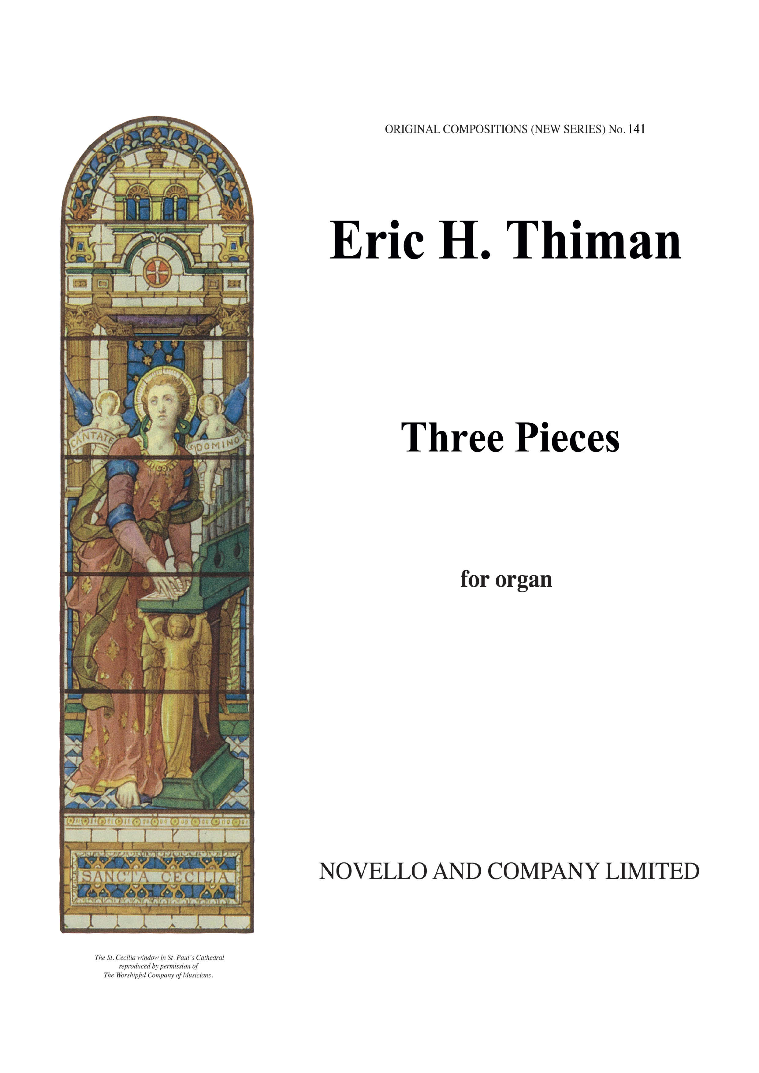Eric Thiman: Three Pieces (Organ): Organ: Instrumental Work