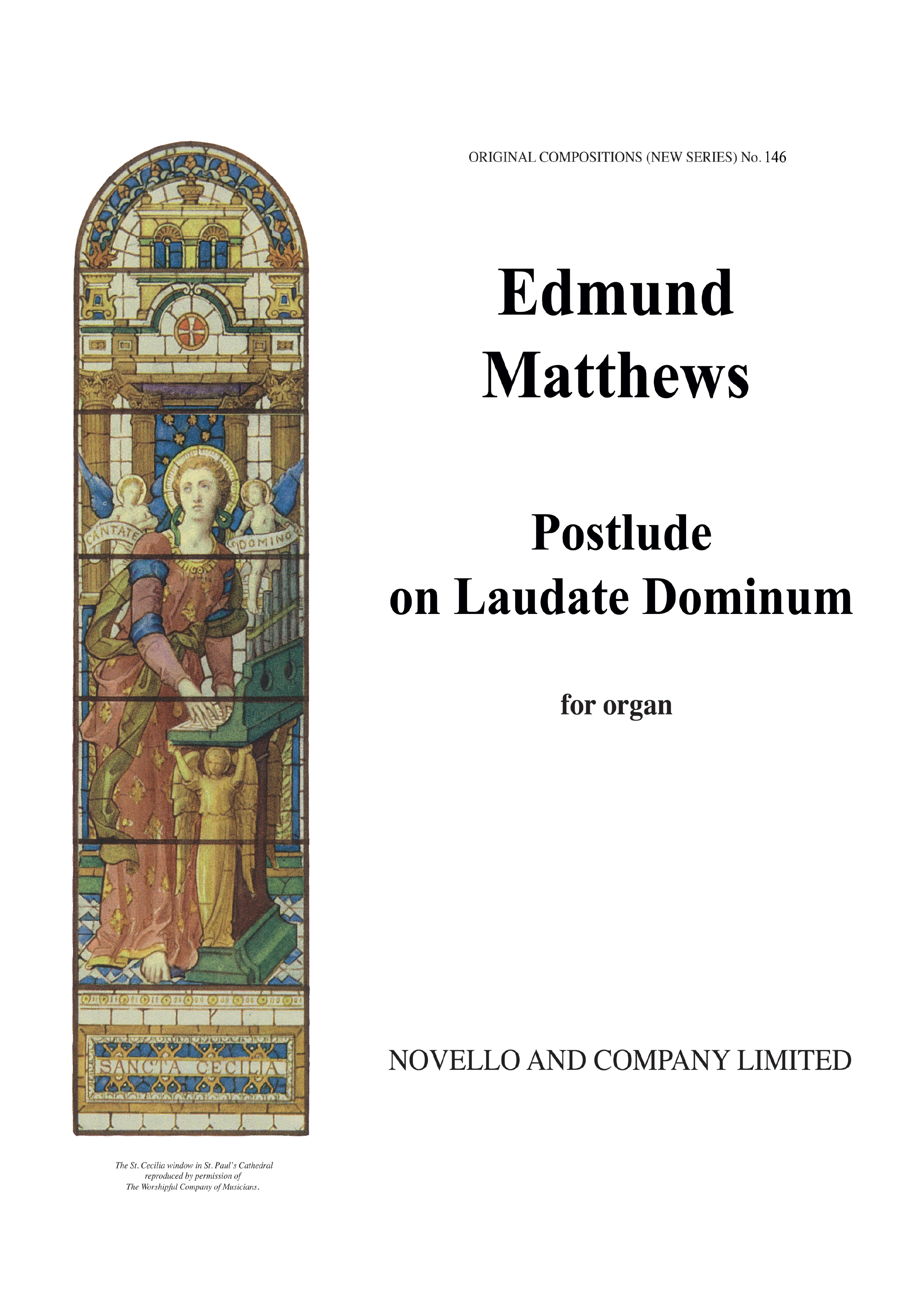 Edmund Matthews: Postlude On 'Laudate Dominum': Organ: Instrumental Work