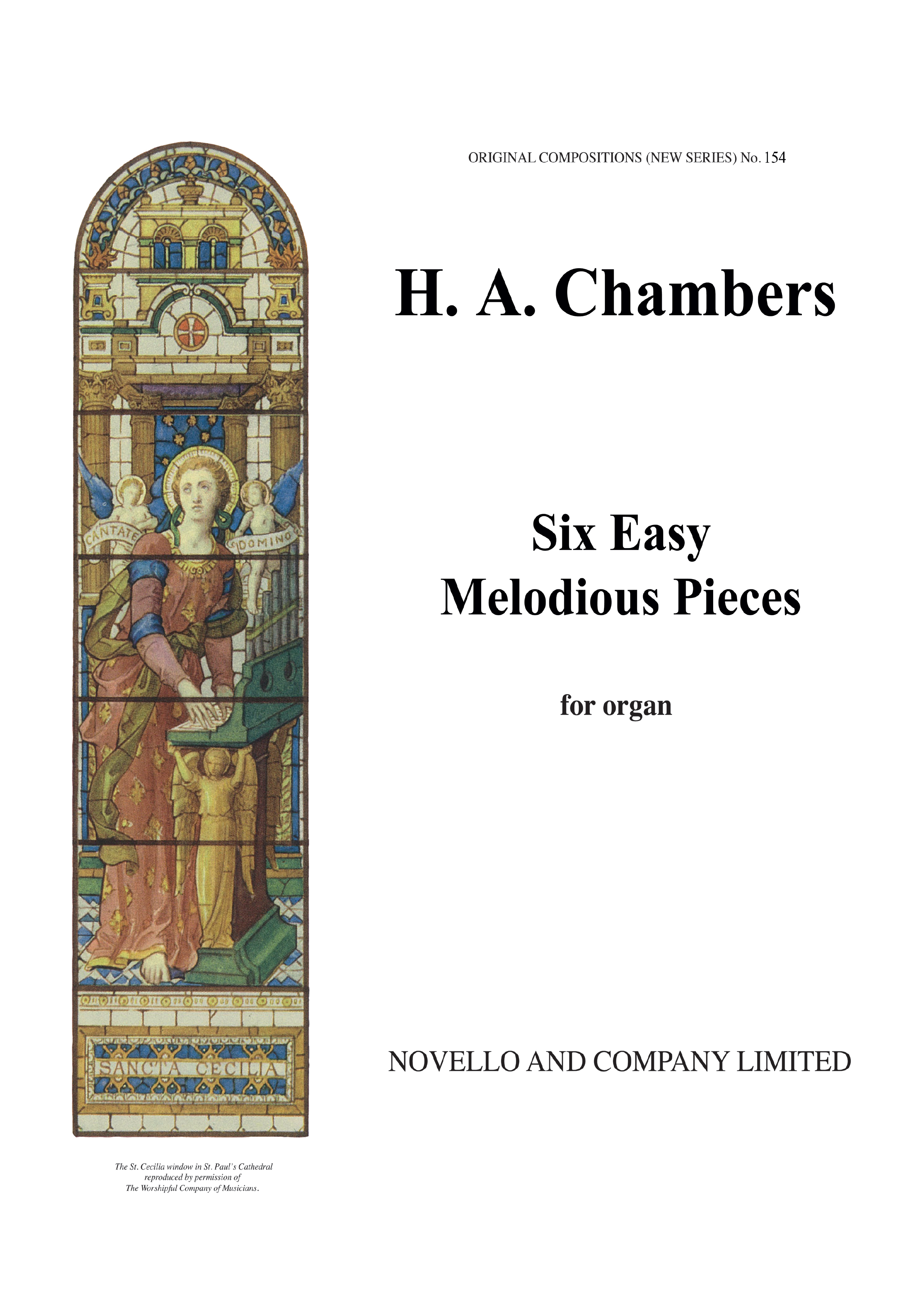 H.A. Chambers: Six Easy Melodious Pieces For Organ: Organ: Instrumental Work