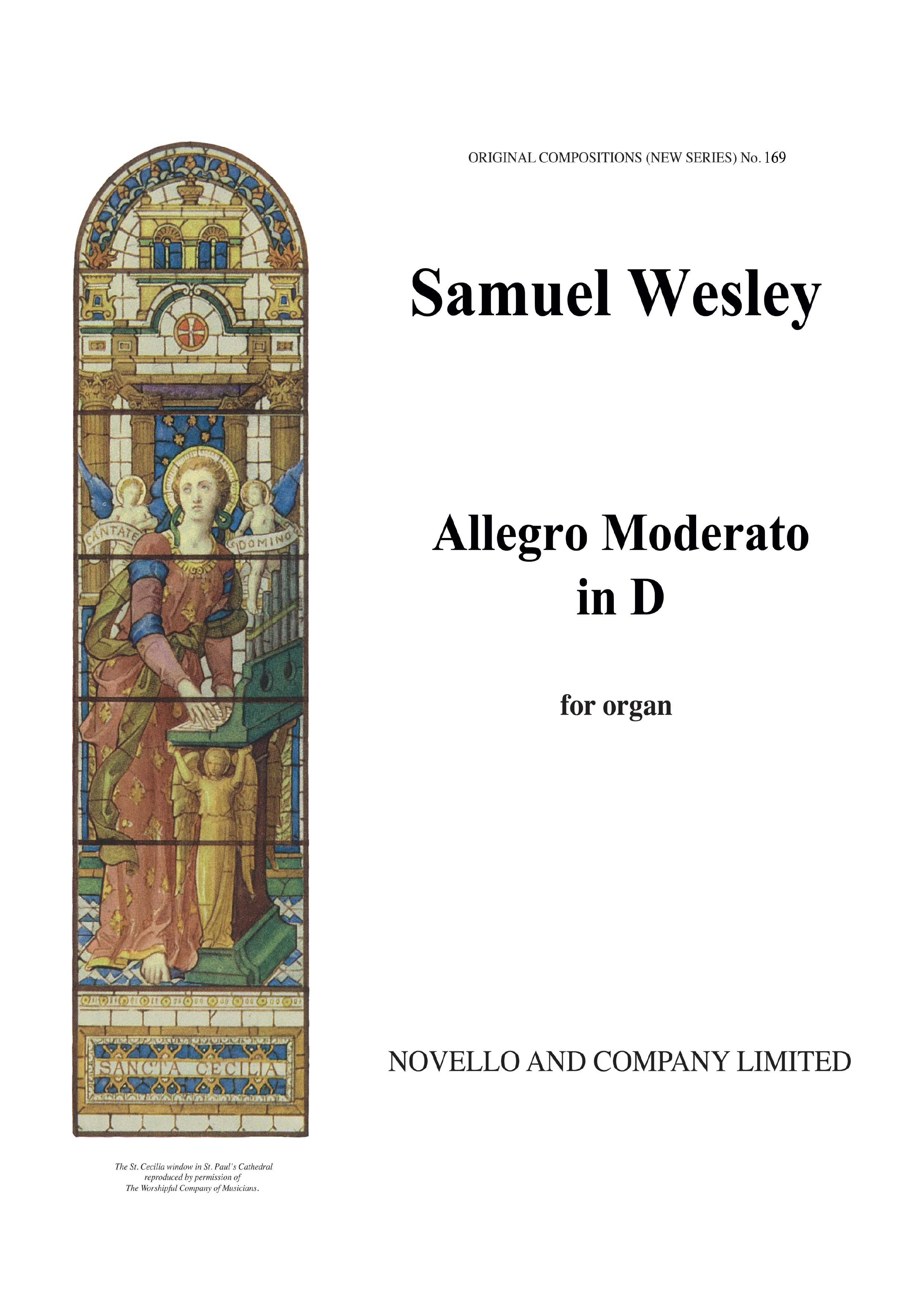 Samuel Wesley: Allegro Moderato In D: Organ: Instrumental Work