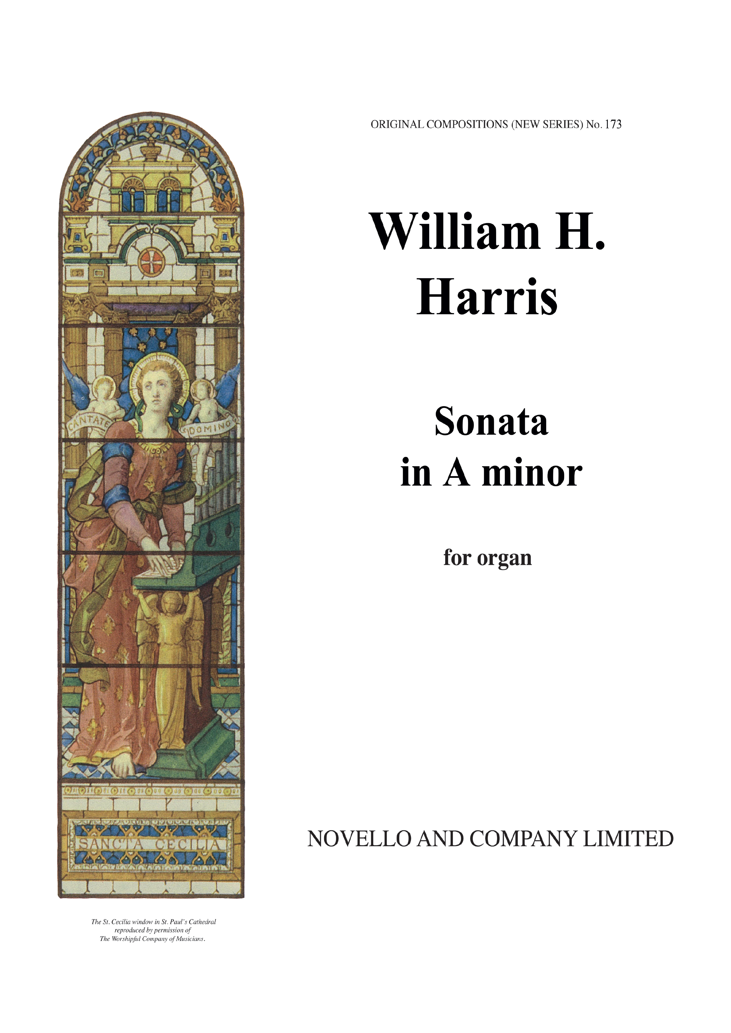 Sir William Henry Harris: Sonata In A Minor: Organ: Instrumental Work