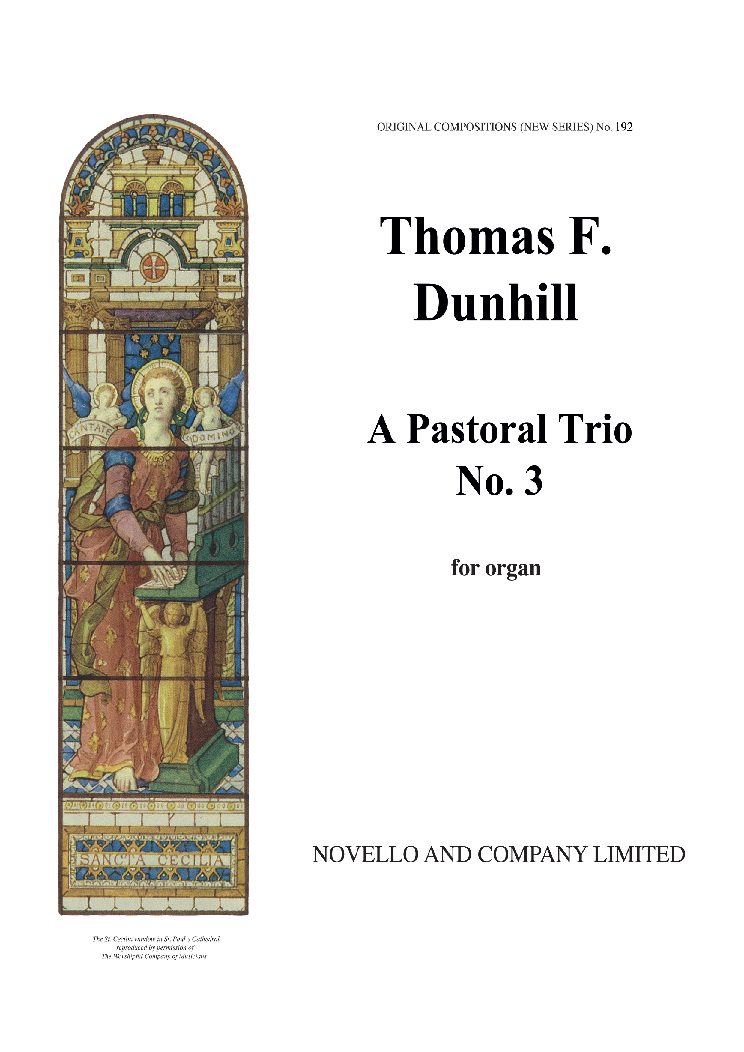 Thomas Dunhill: A Pastoral Trio (No.3 From Four Original Pieces): Organ: