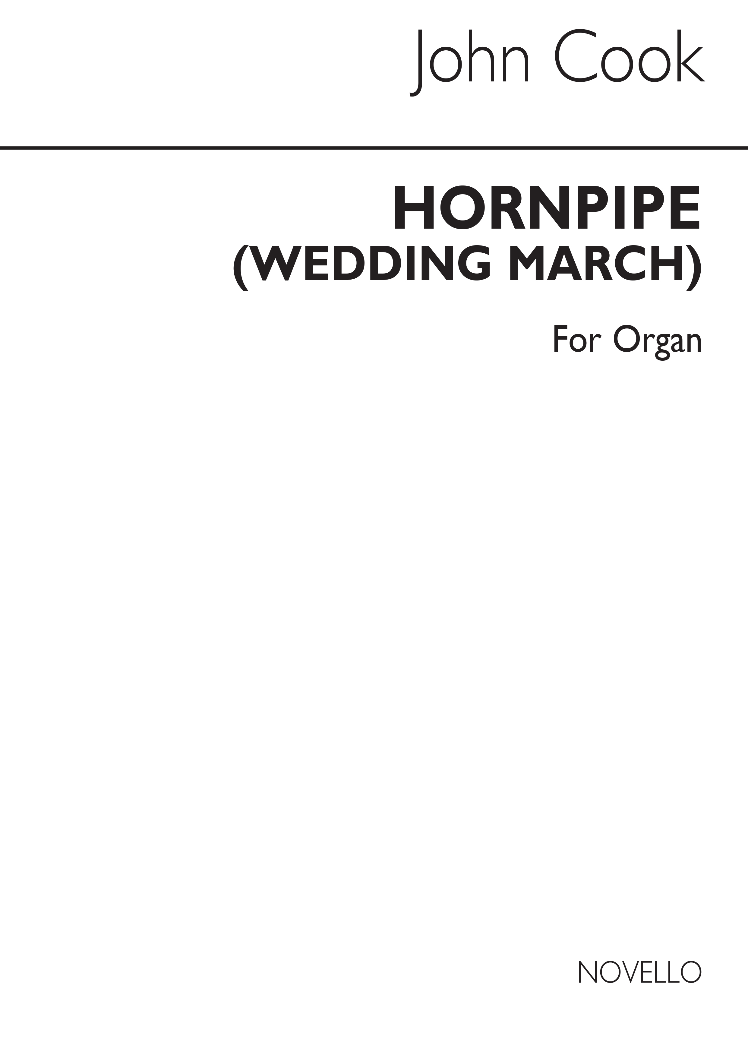 John Ernest Cook: Mr. Purcell's Wedding March (Hornipe): Organ: Instrumental