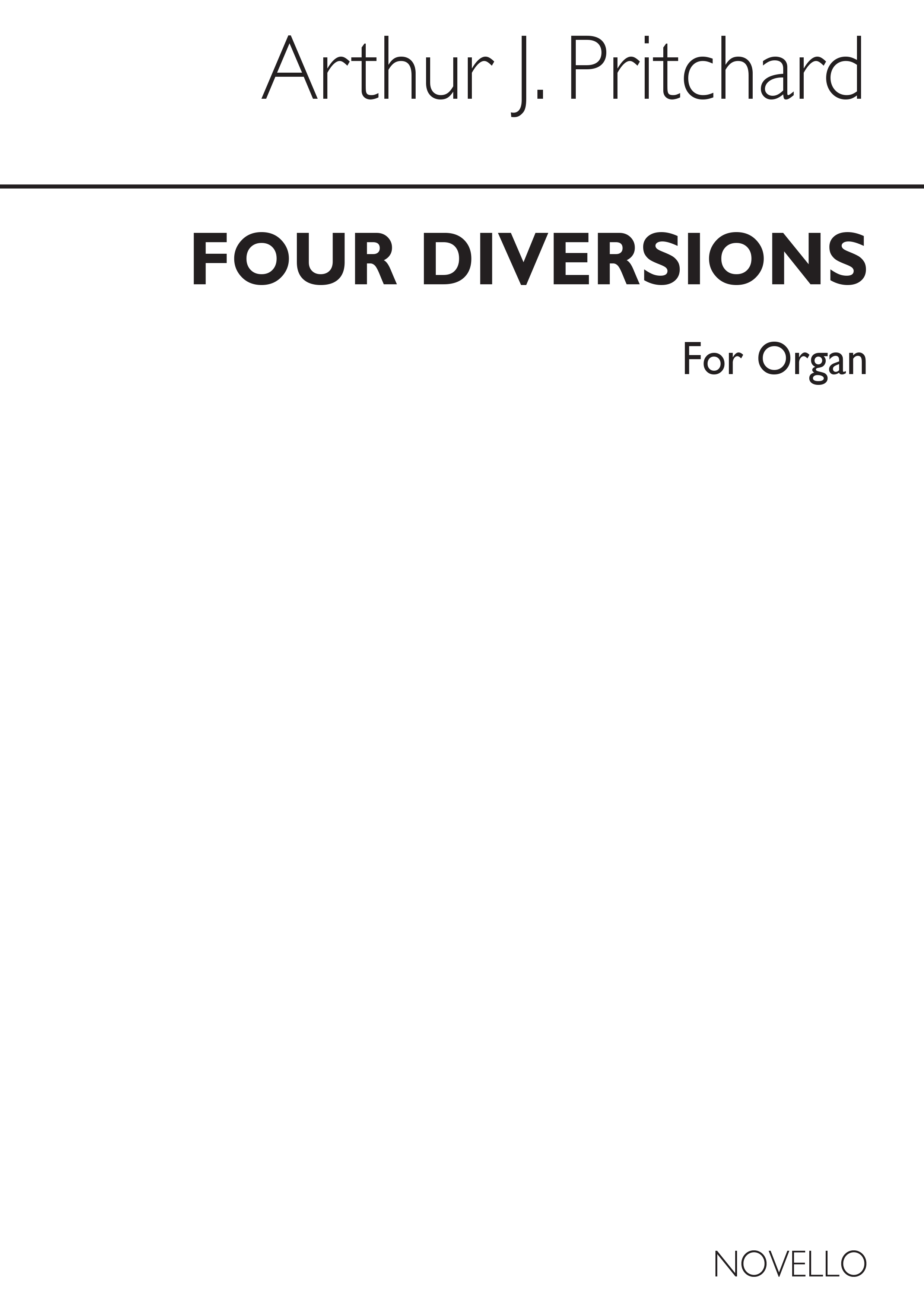 Arthur J. Pritchard: Four Diversions Organ: Organ: Instrumental Work
