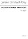 Johann Christoph Oley: Four Chorale Preludes For: Organ: Instrumental Album