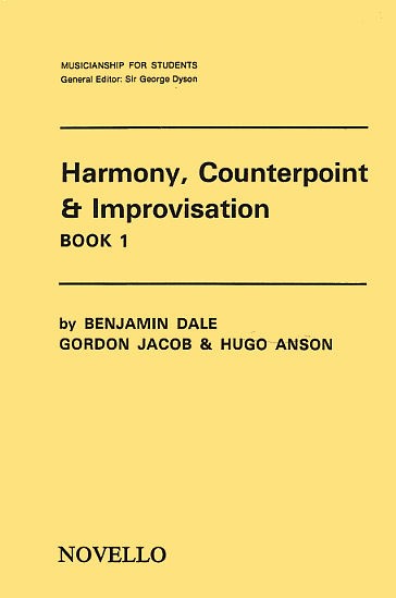 Harmony  Counterpoint And Improvisation Book 1: Theory