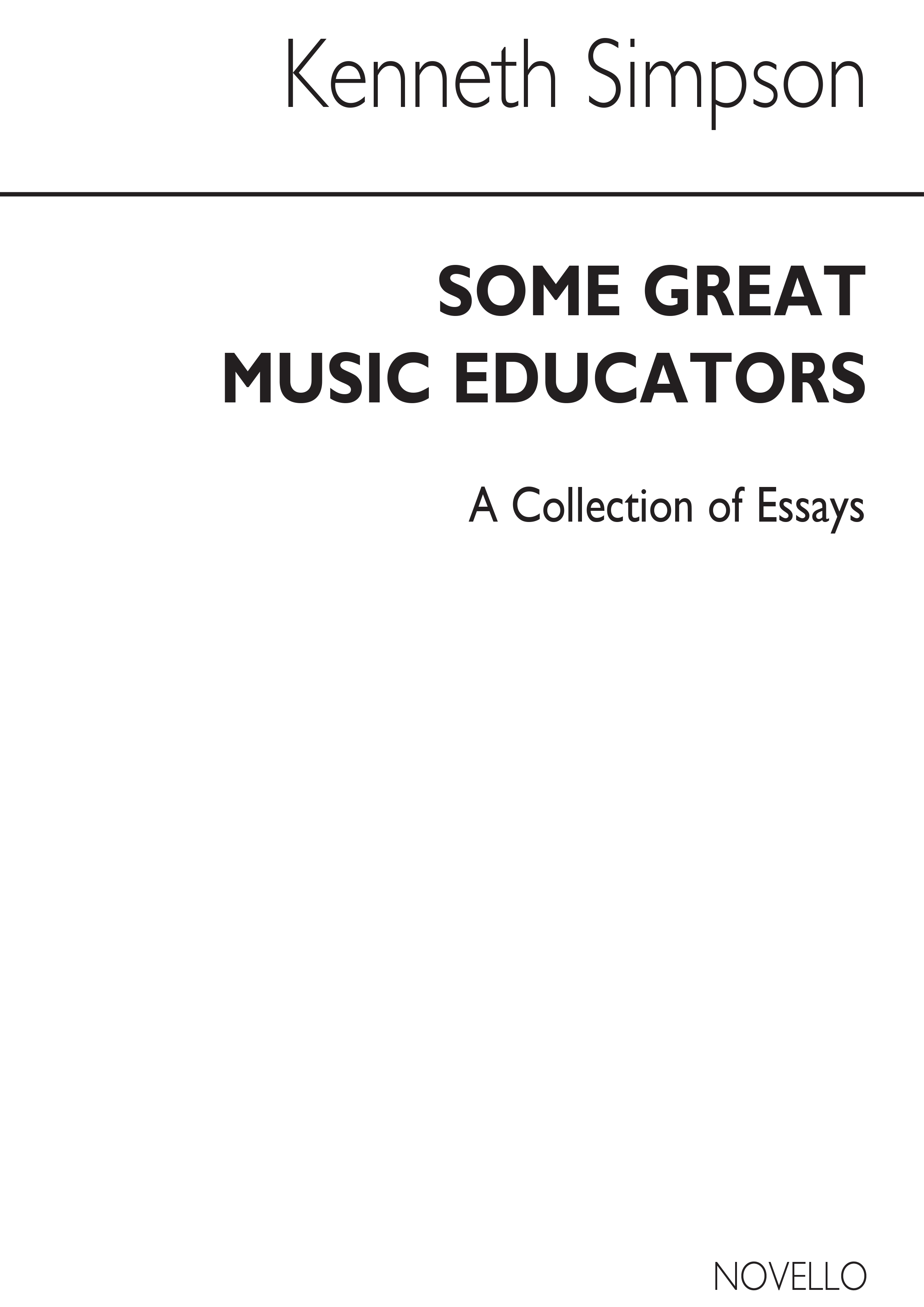 Kenneth Simpson: Some Great Music (Educators Book): Reference