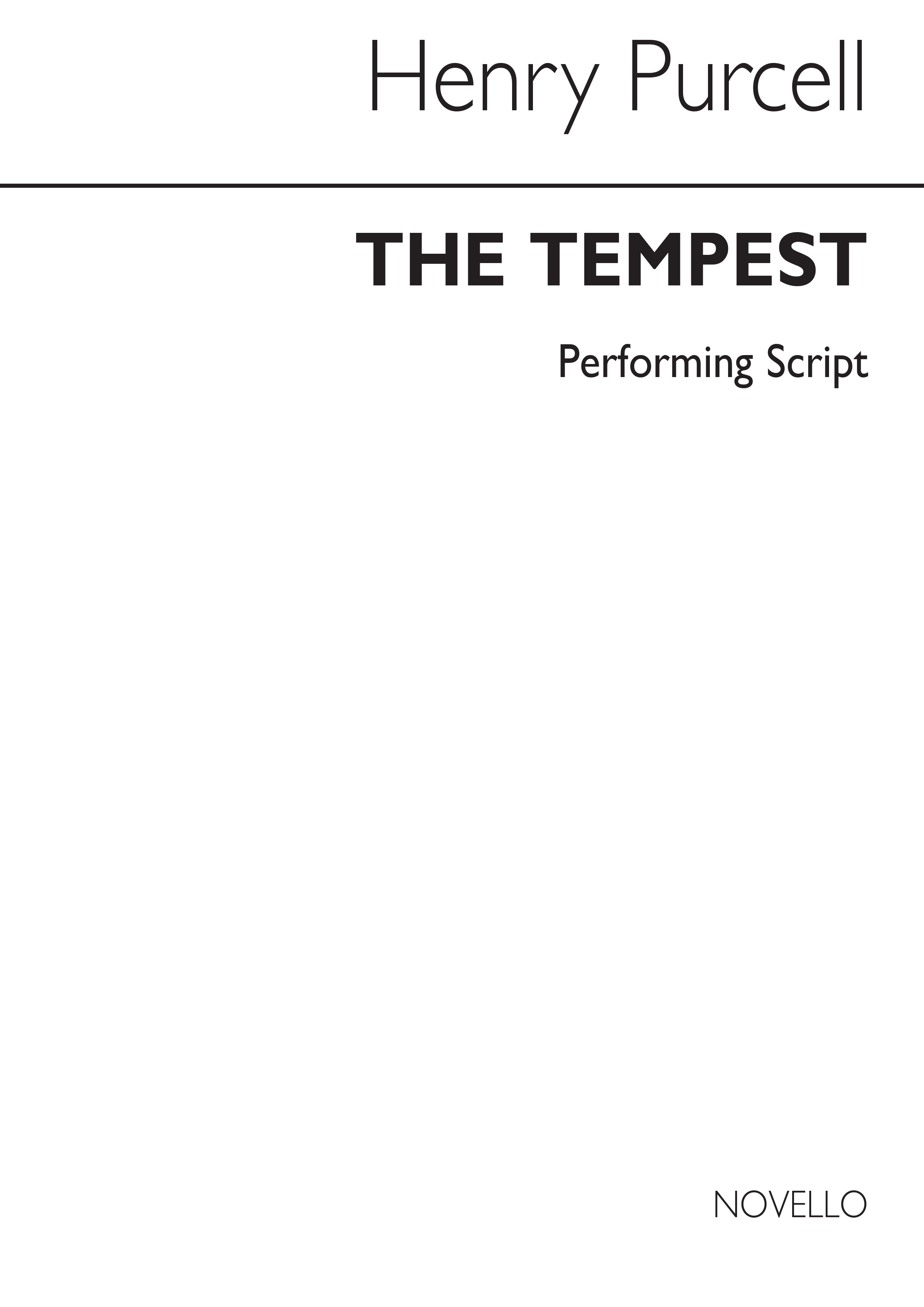 Tempest Performing Script Book: Biography