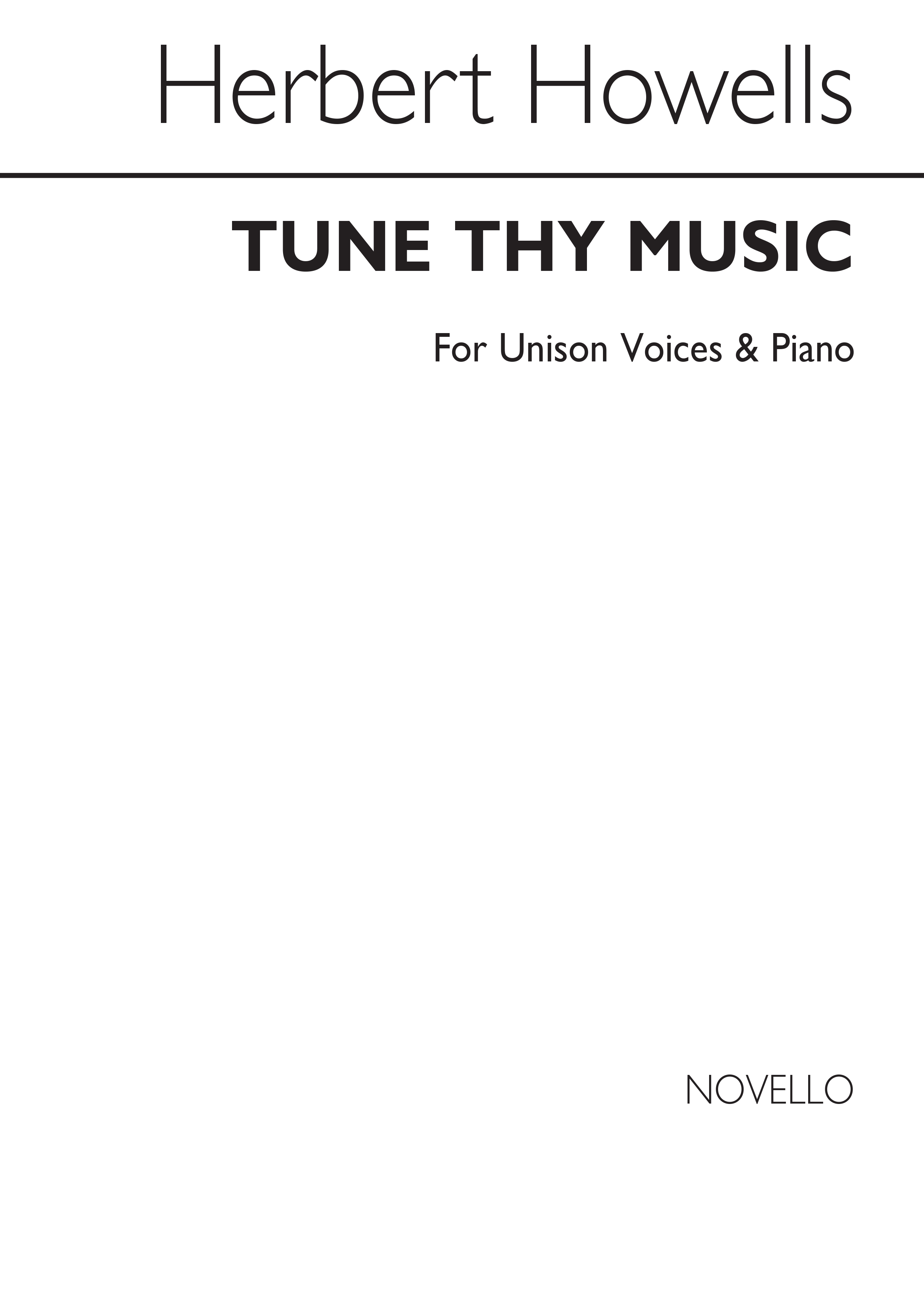 Herbert Howells: Tune Thy Music: Voice: Vocal Score