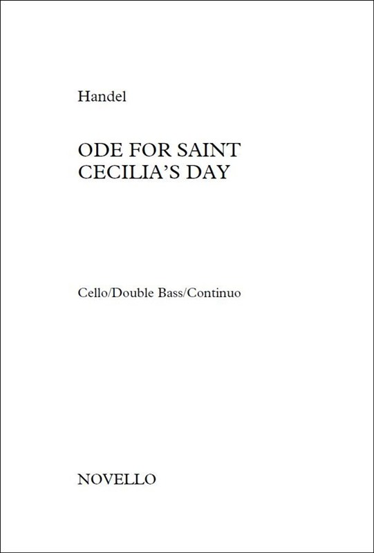 Georg Friedrich Händel: Ode For Saint Cecilia's Day: Continuo: Part