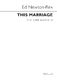 Ed Newton-Rex: This Marriage: SATB: Vocal Score