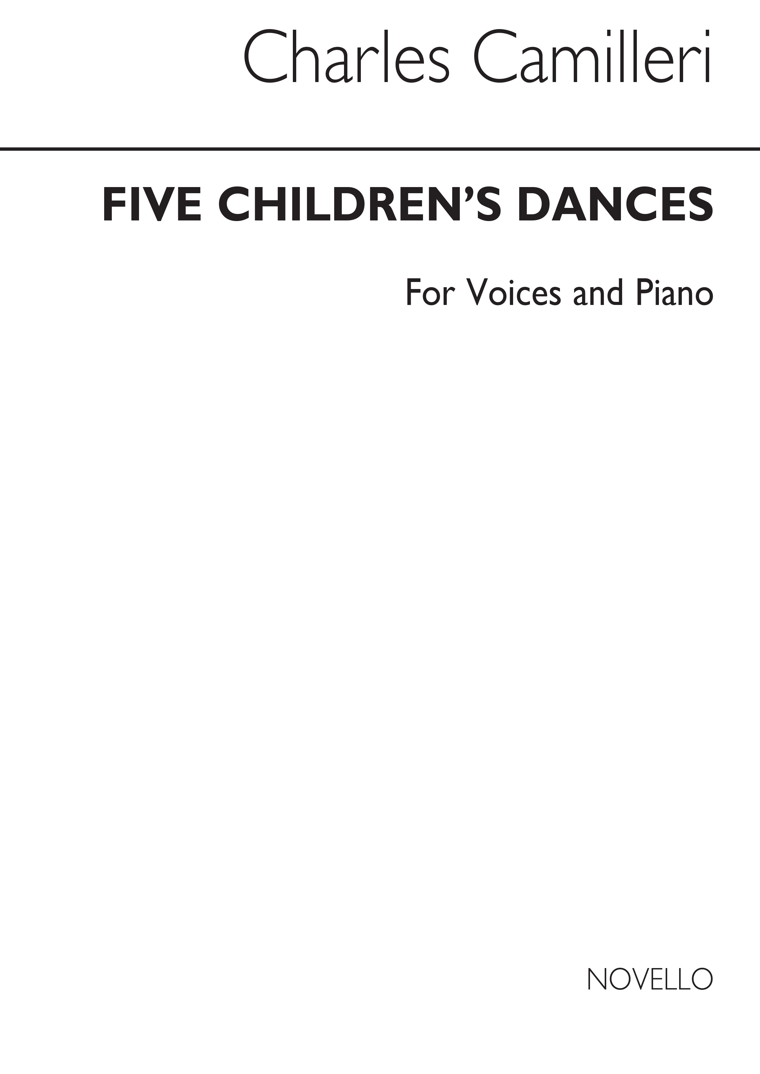Charles Camilleri: Five Children's Dances for Piano: Piano: Instrumental Work