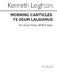 Kenneth Leighton: Te Deum Morning Canticles: SATB: Vocal Score
