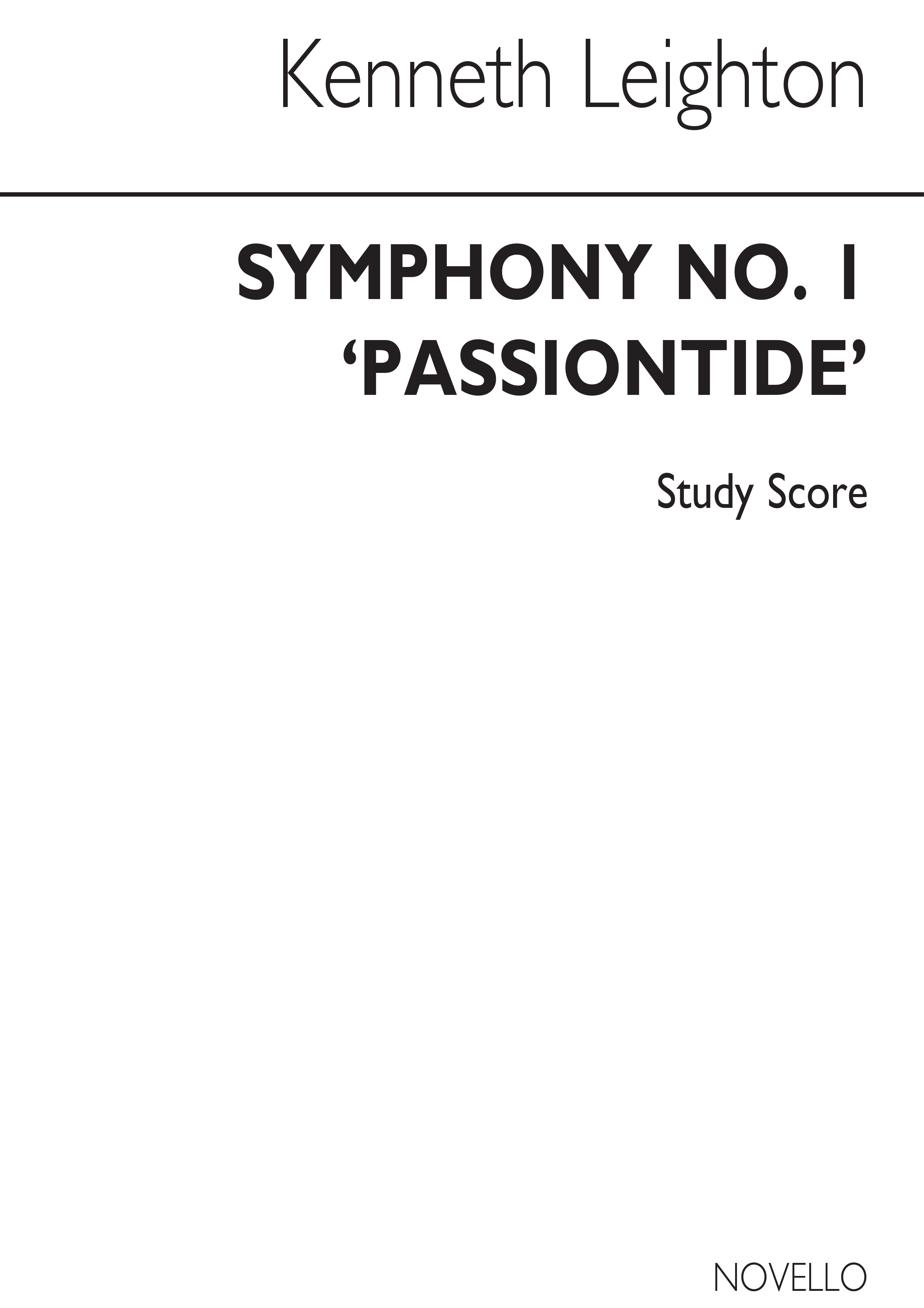 Kenneth Leighton: Symphony Op. 42: Orchestra: Study Score