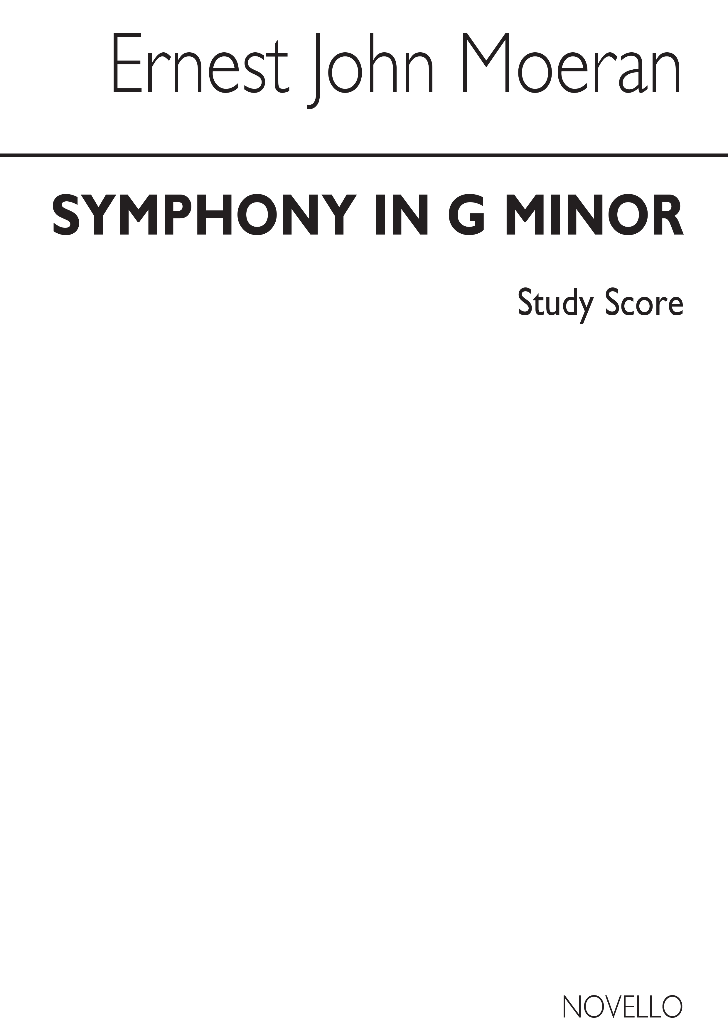 E.J. Moeran: Symphony In G Minor (Study Score): Orchestra: Study Score