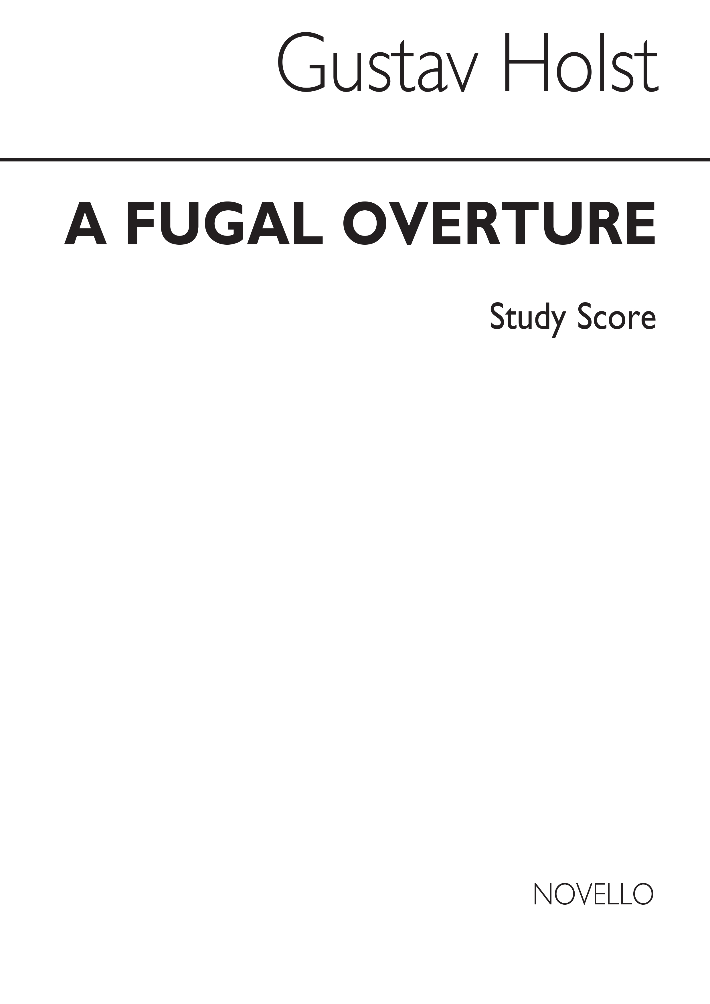 Gustav Holst: Fugal Overture (Miniature Score): Wind Ensemble: Miniature Score