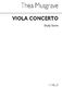 Thea Musgrave: Concerto For Viola: Viola: Study Score