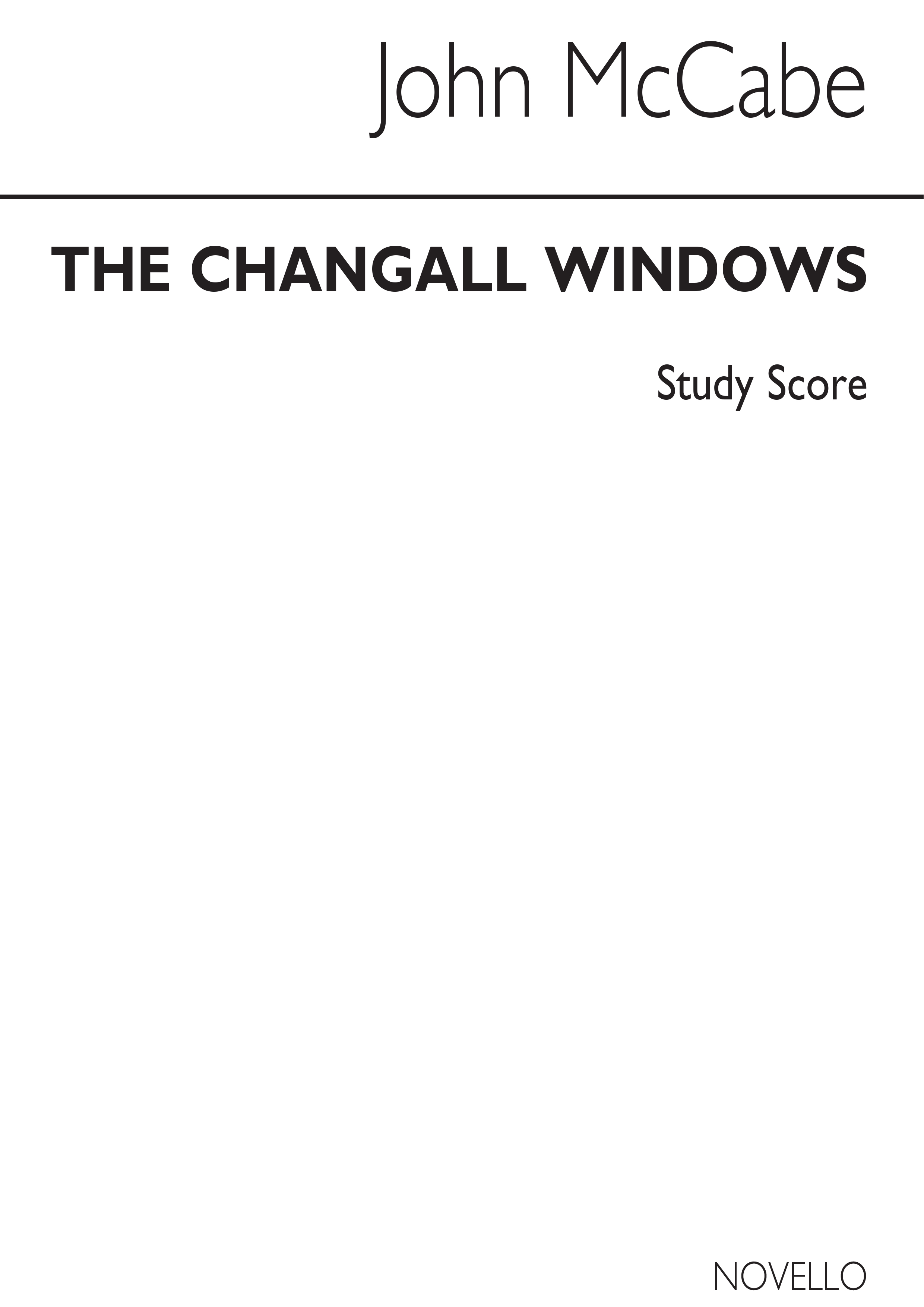 John McCabe: Chagall Windows: Orchestra: Study Score