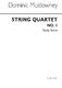 Dominic Muldowney: String Quartet No.1: String Quartet: Study Score