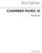 Aulis Sallinen: Chamber Music III: Cello: Score