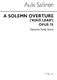 Aulis Sallinen: A Solemn Overture (King Lear): Orchestra: Score